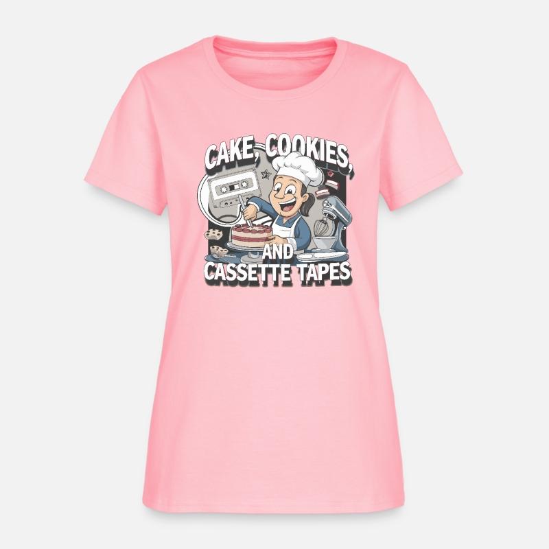 Retro Baking Fun Cake Cookies Cassette Tape