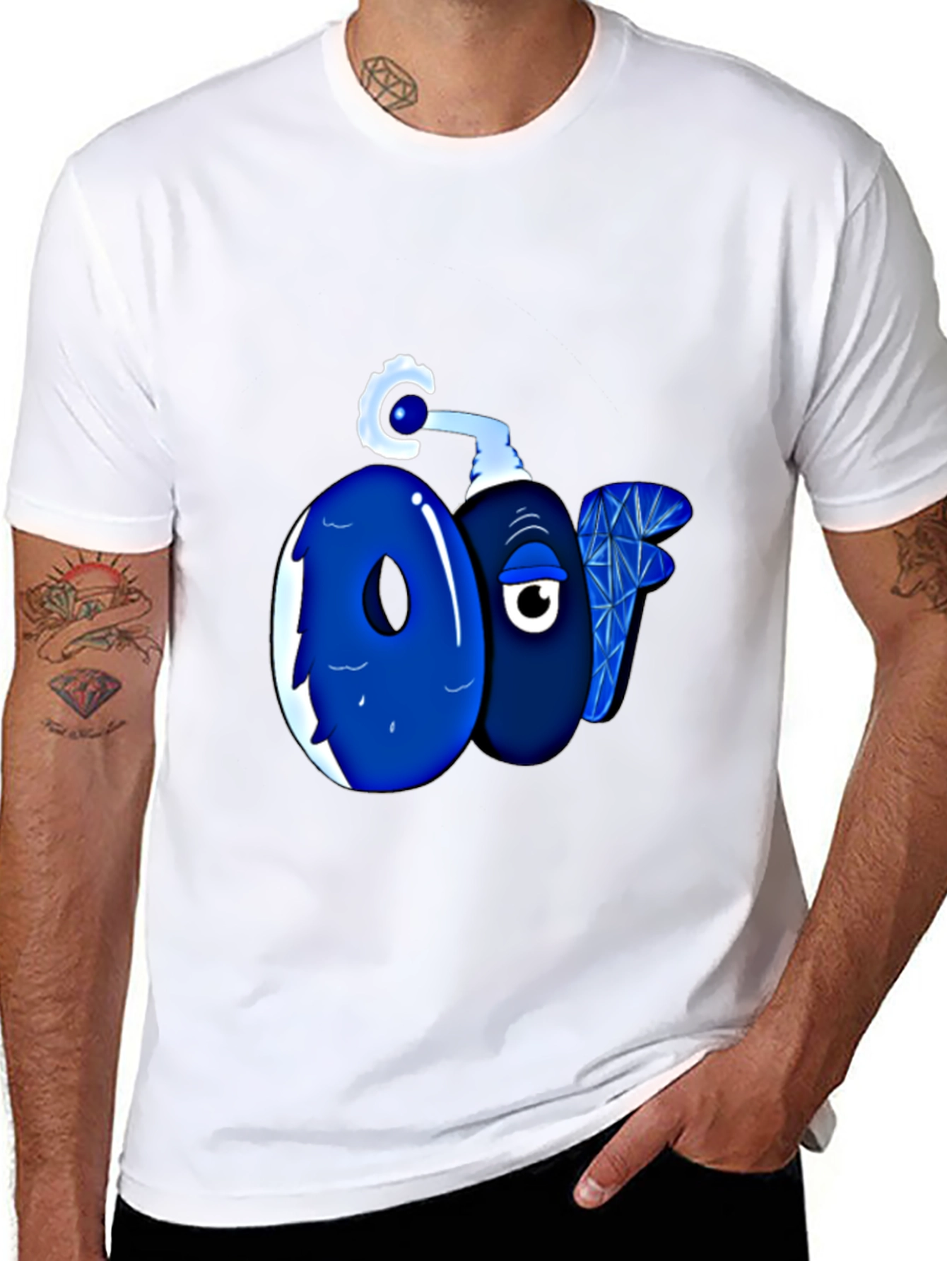 OOF Graphic Print Black T-Shirt