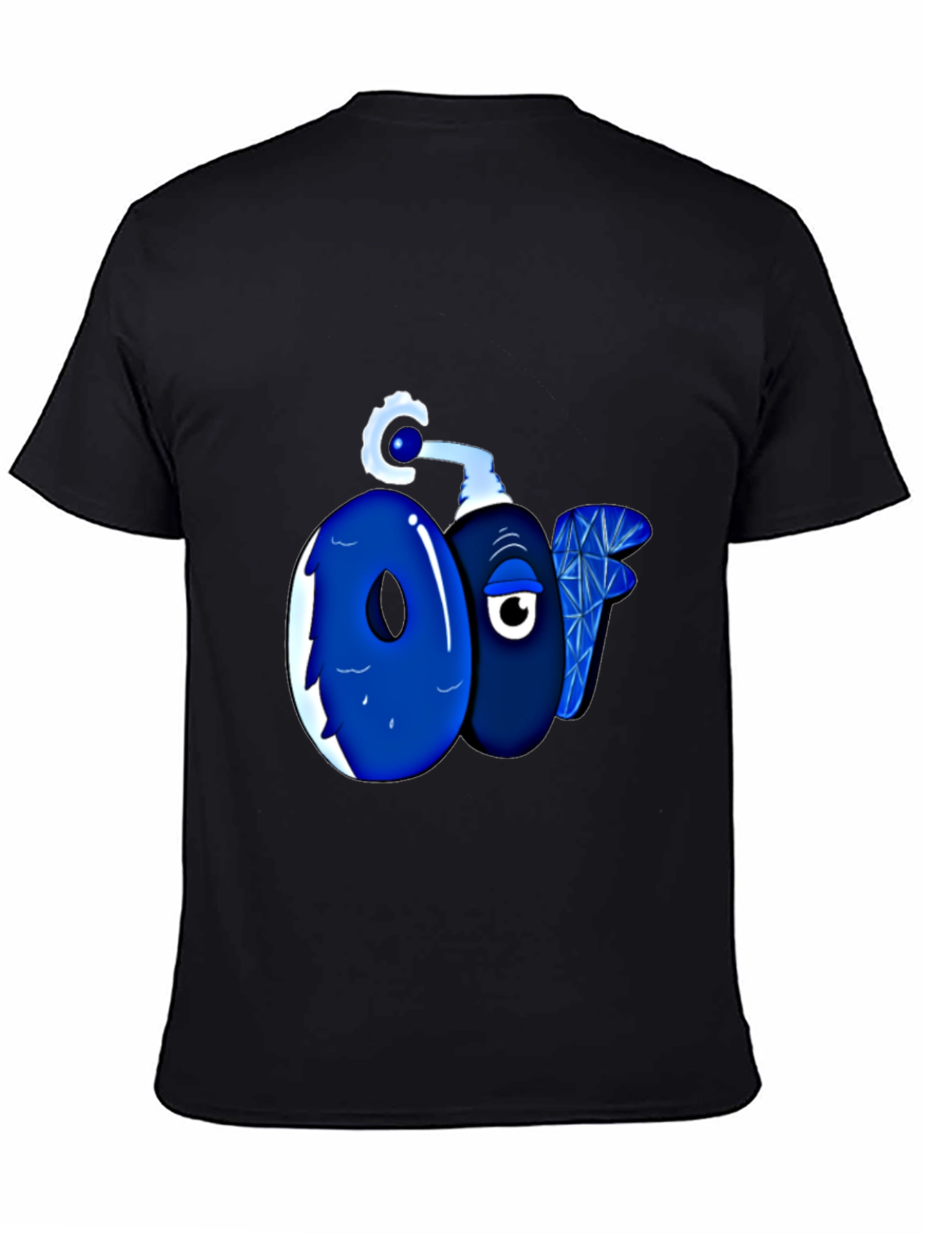 OOF Graphic Print Black T-Shirt