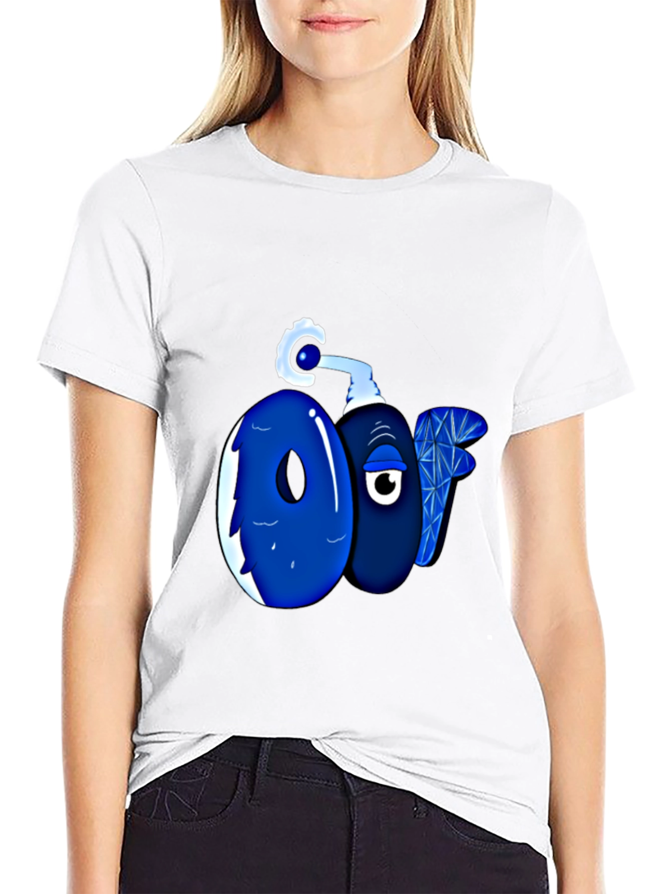 OOF Graphic Print Black T-Shirt
