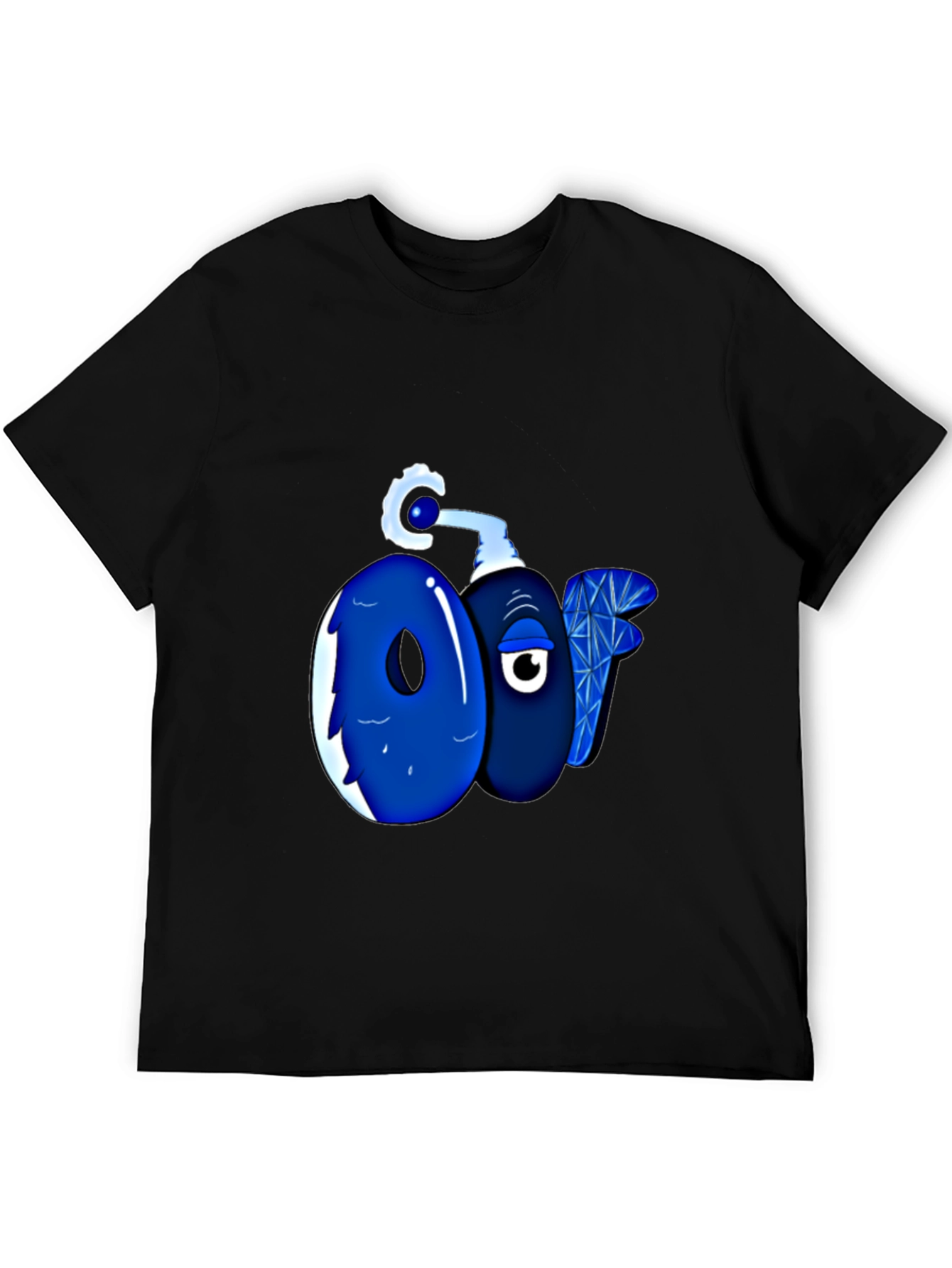 OOF Graphic Print Black T-Shirt