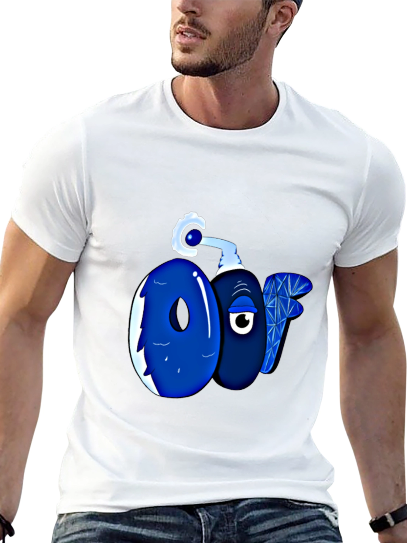 OOF Graphic Print Black T-Shirt