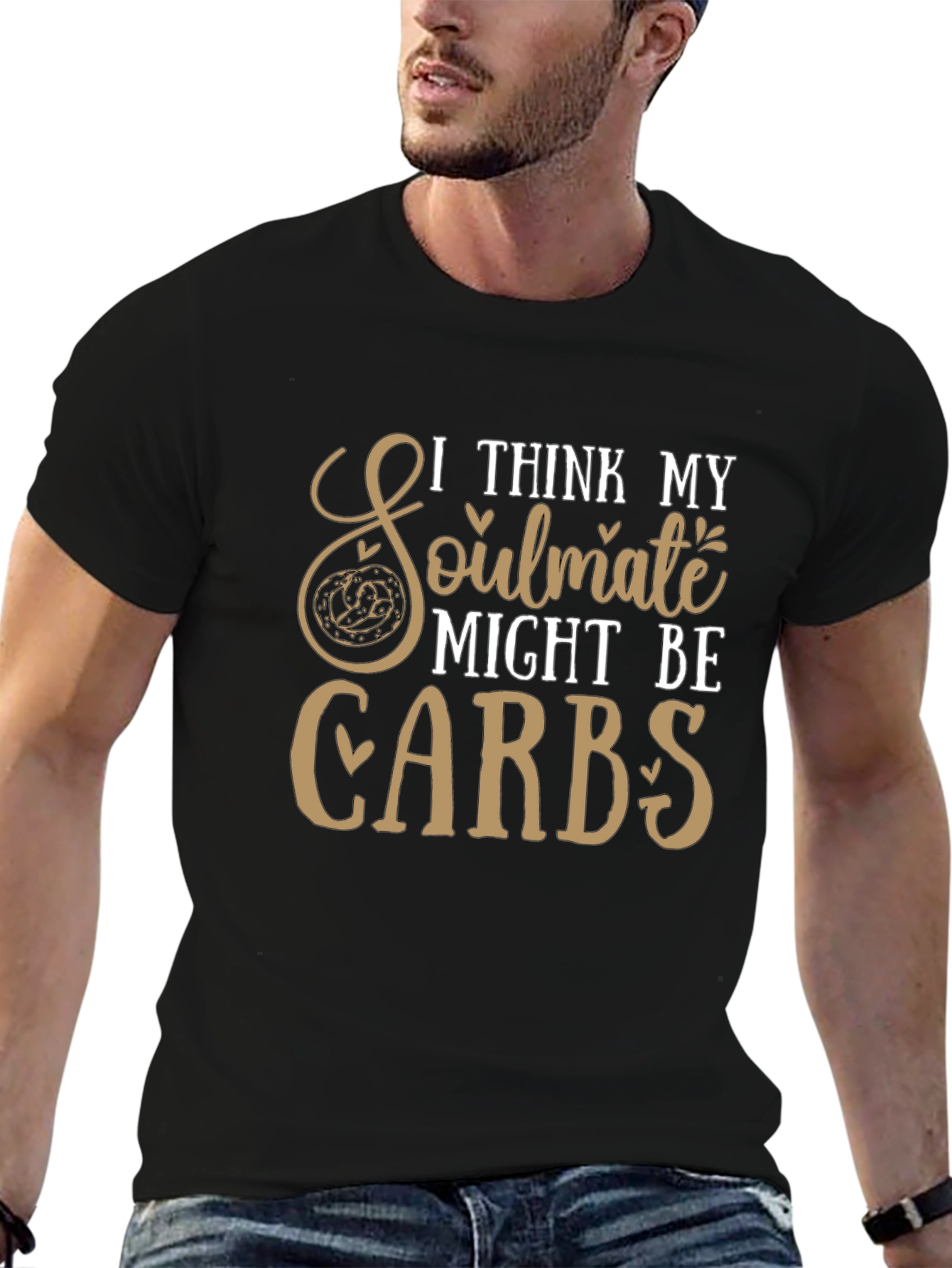 Funny Carbs Lover T-Shirt - Soulmate Design