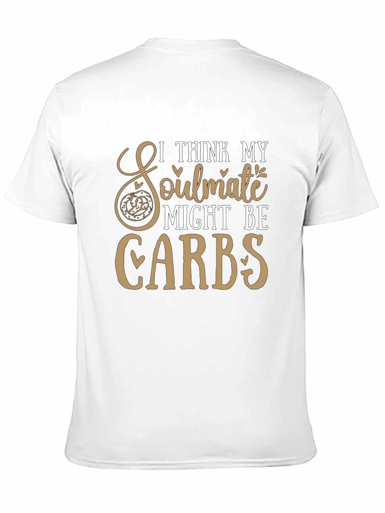Funny Carbs Lover T-Shirt - Soulmate Design