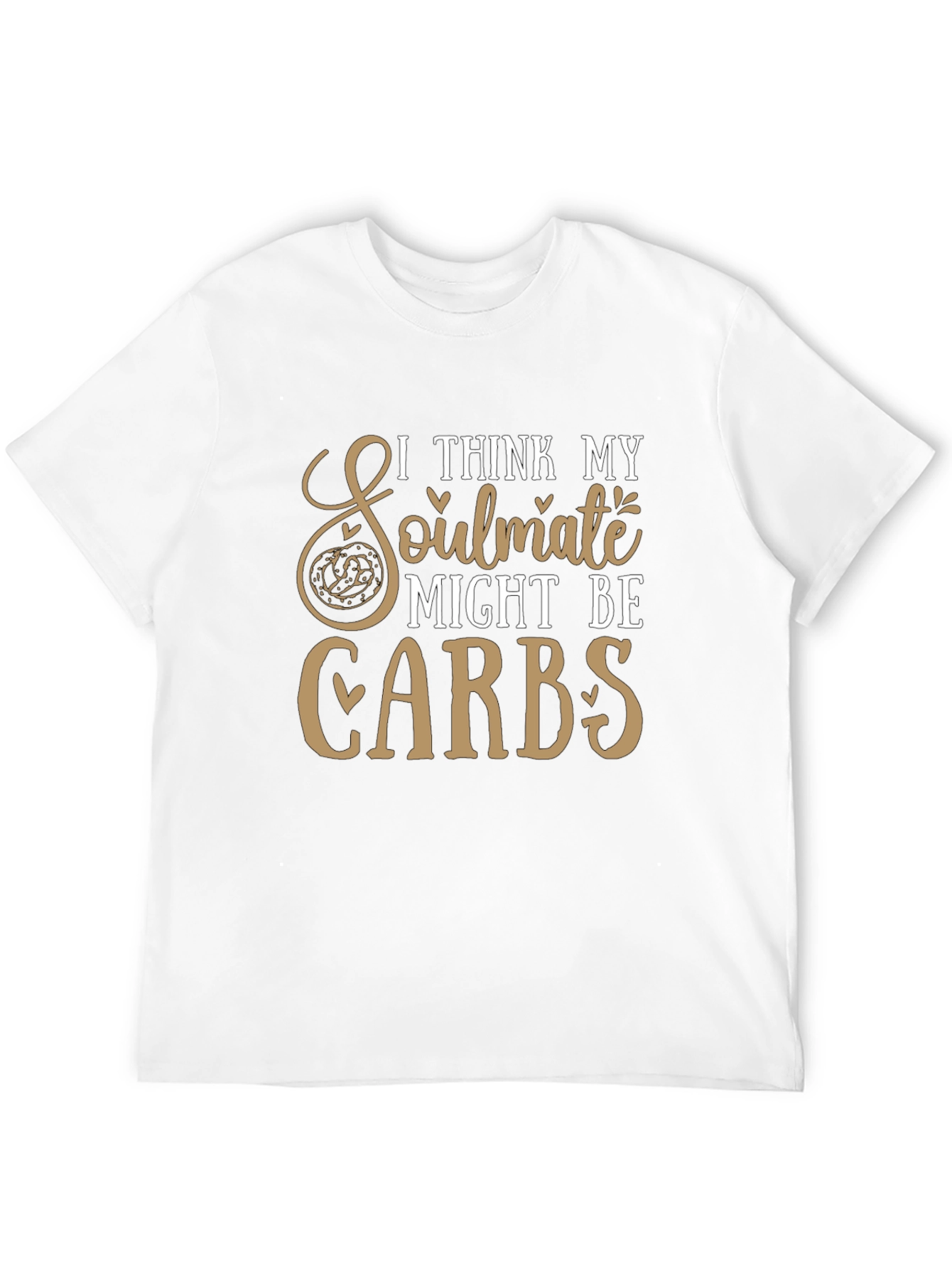 Funny Carbs Lover T-Shirt - Soulmate Design