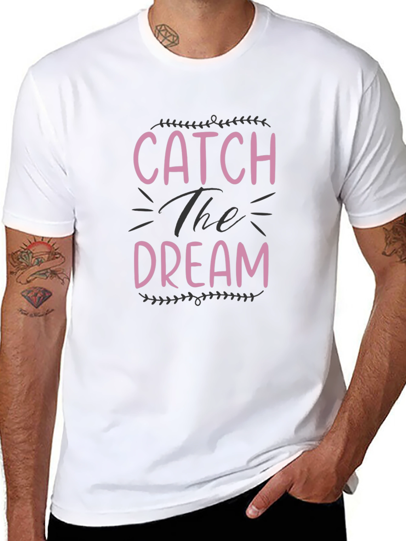 Catch The Dream Graphic Tee - Stylish Unisex T-Shirt