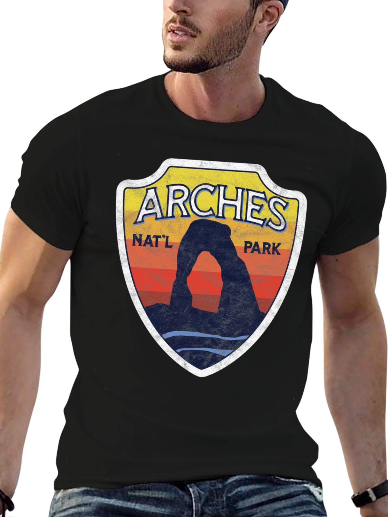 Arches National Park T-Shirt - Retro Graphic Tee