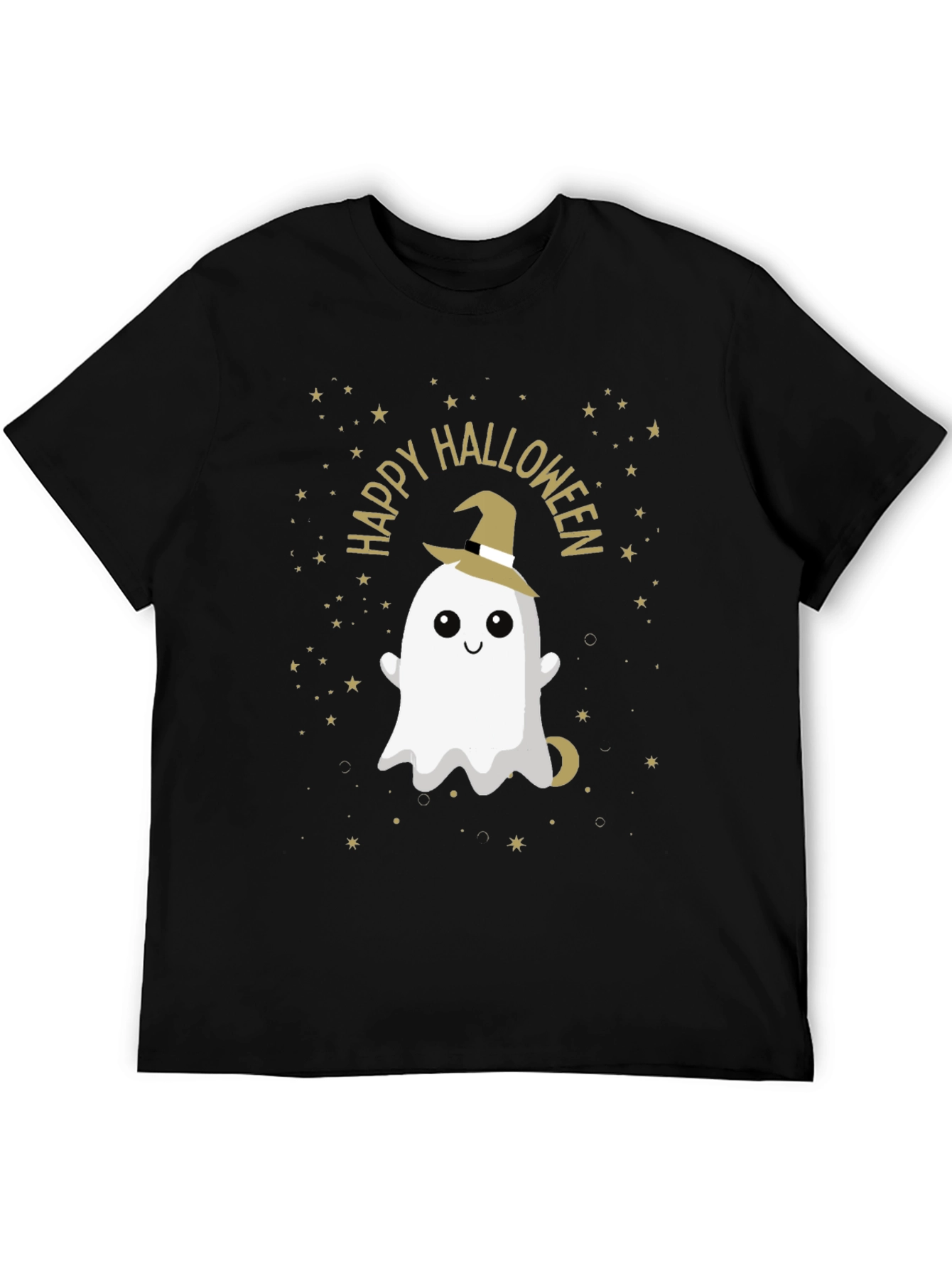 Happy Halloween Ghost Graphic T-Shirt