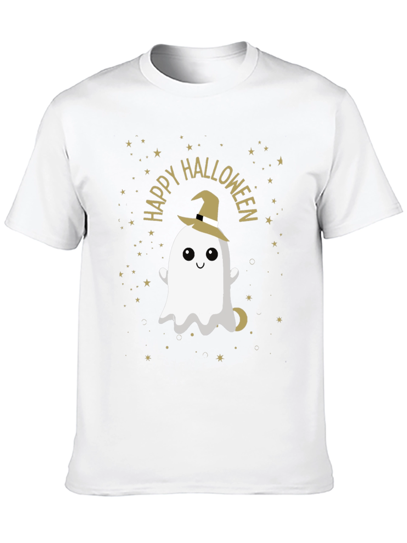 Happy Halloween Ghost Graphic T-Shirt