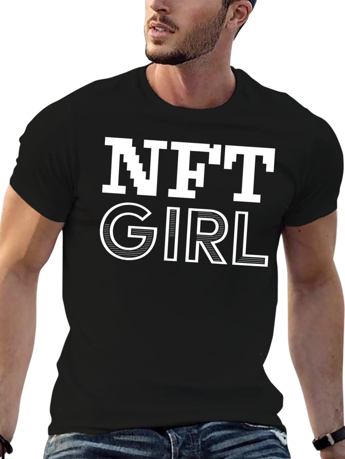NFT Girl Black T-Shirt