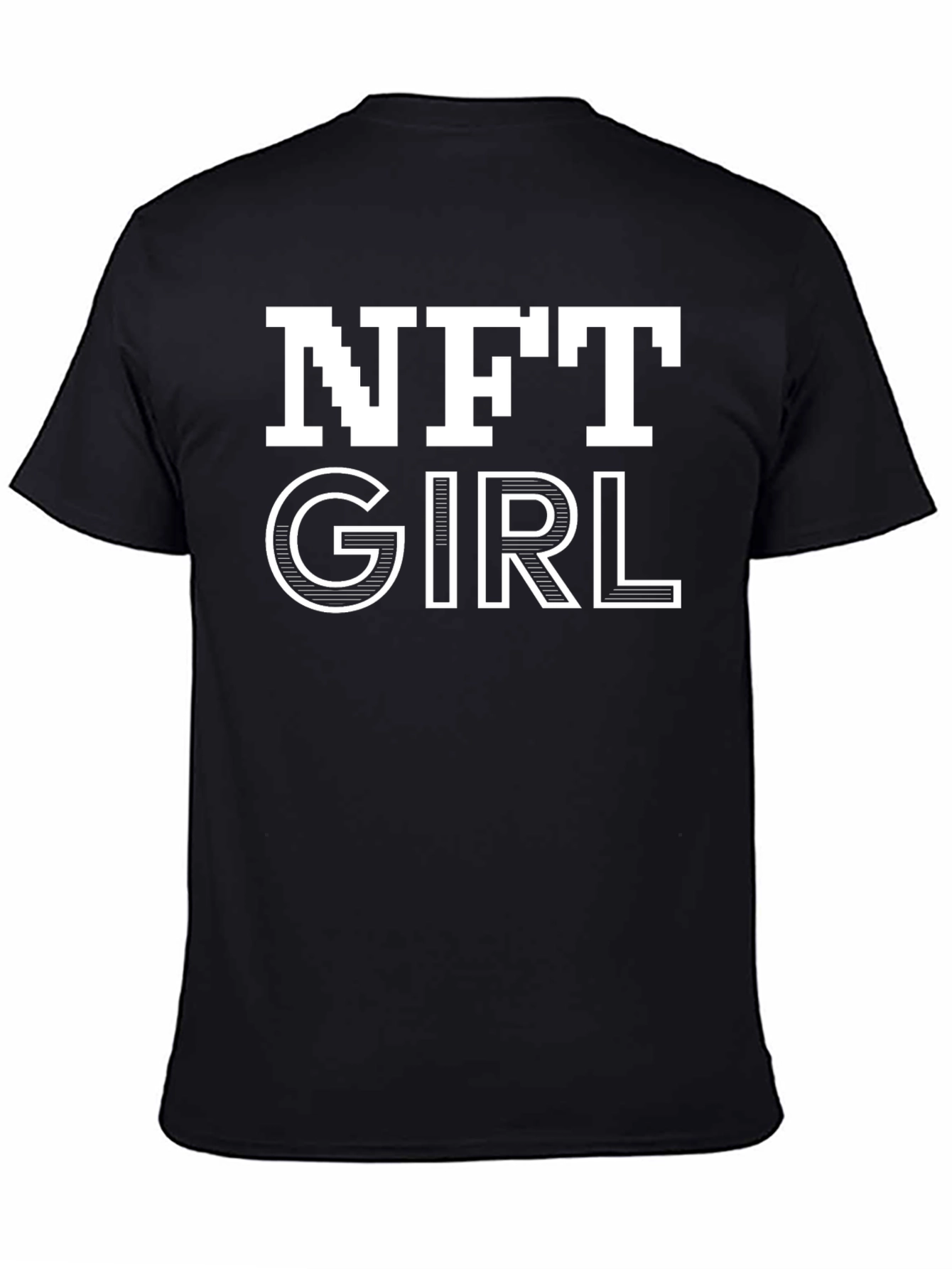 NFT Girl Black T-Shirt