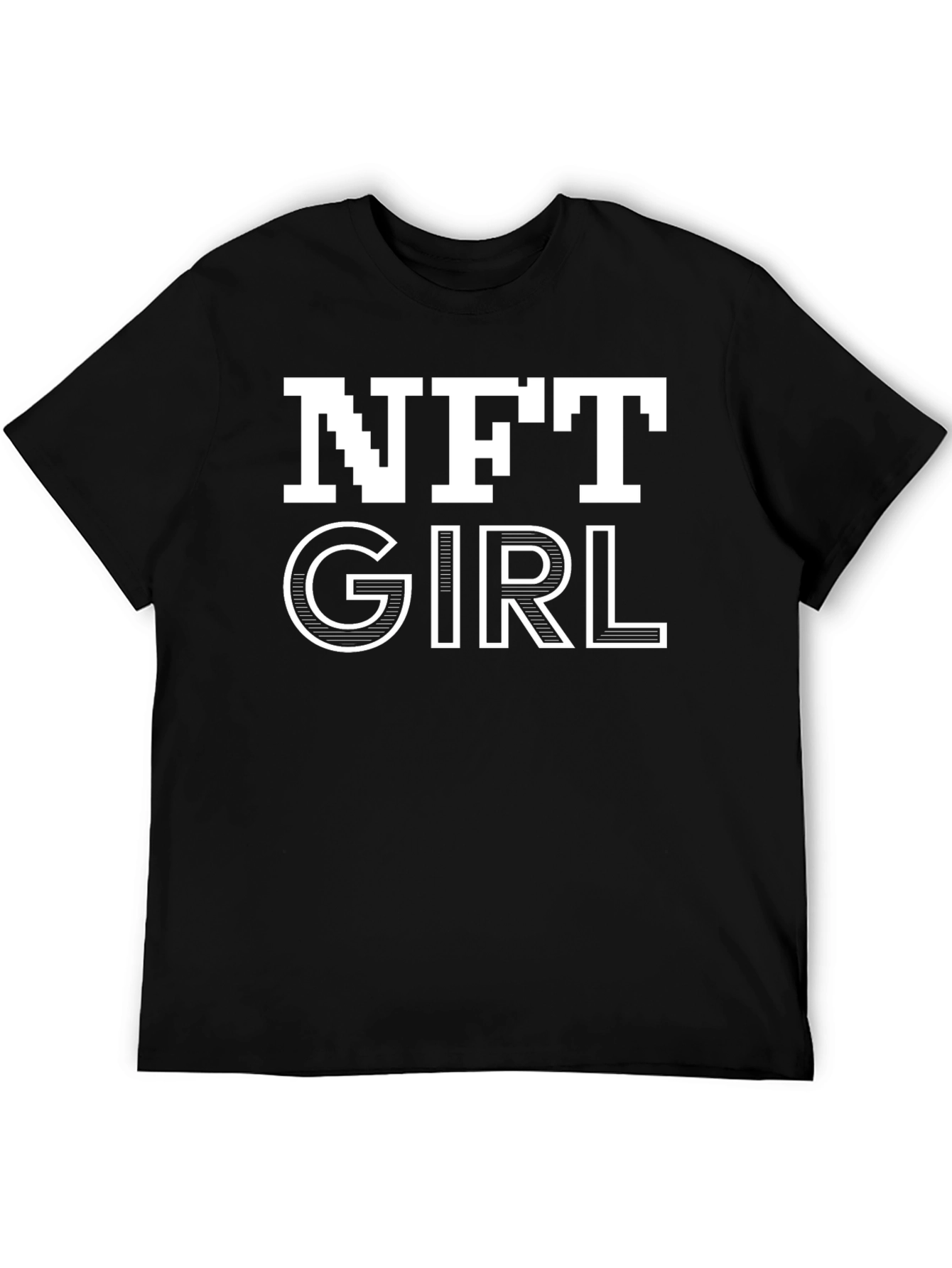 NFT Girl Black T-Shirt
