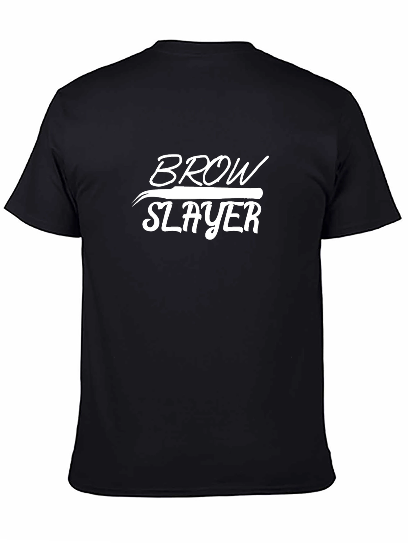 Brow Slayer T-Shirt - Black Graphic Tee