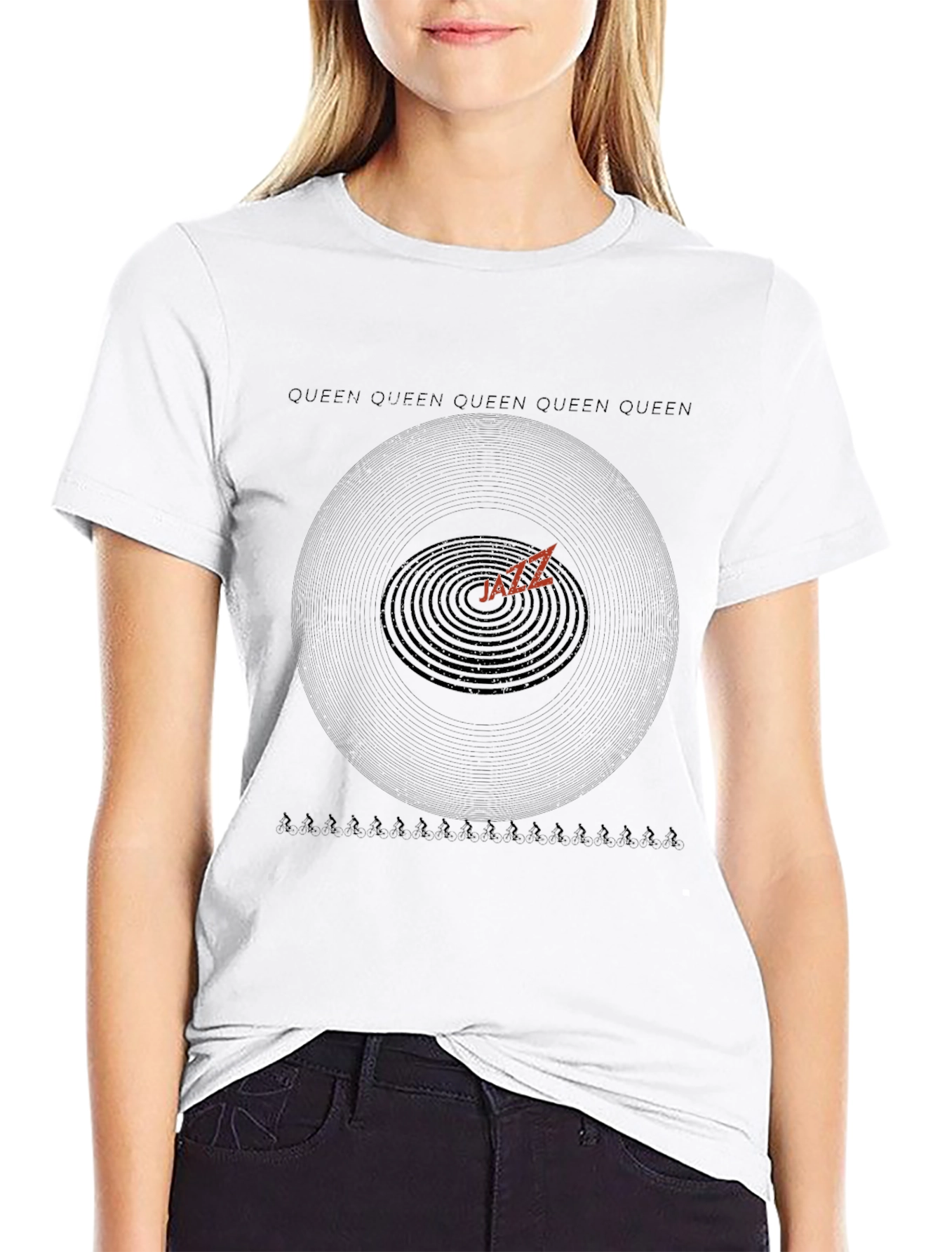 Queen Jazz Album Cover T-Shirt - Black