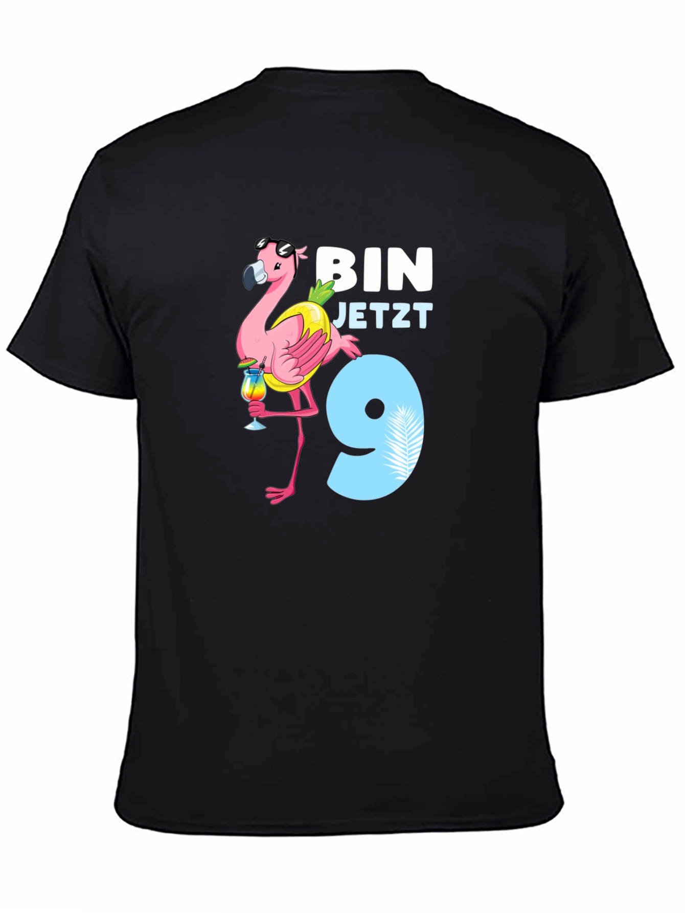 Flamingo Birthday Boy T-Shirt - Im 9!