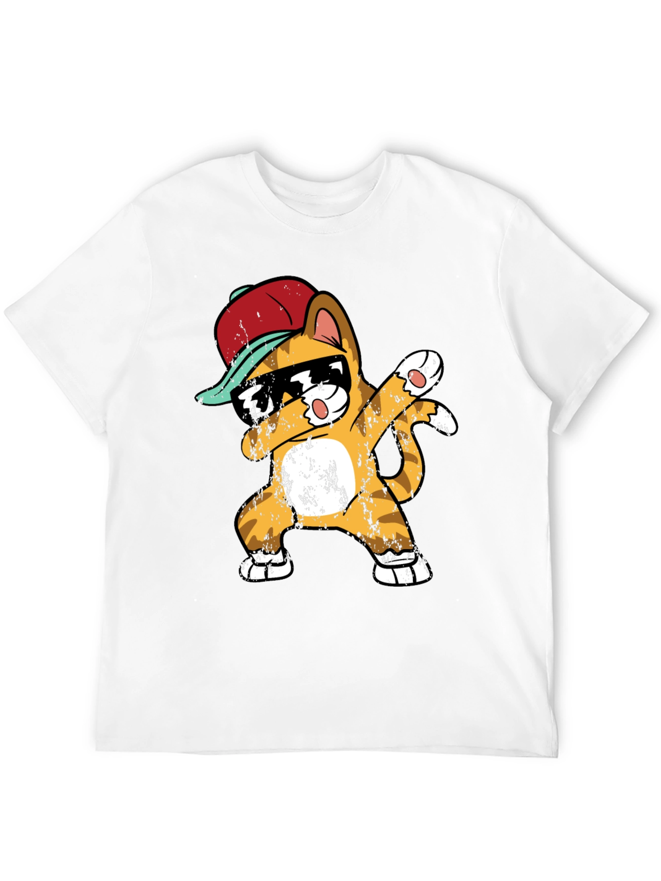 Cool Cat Dab T-Shirt - Mens Black Tee
