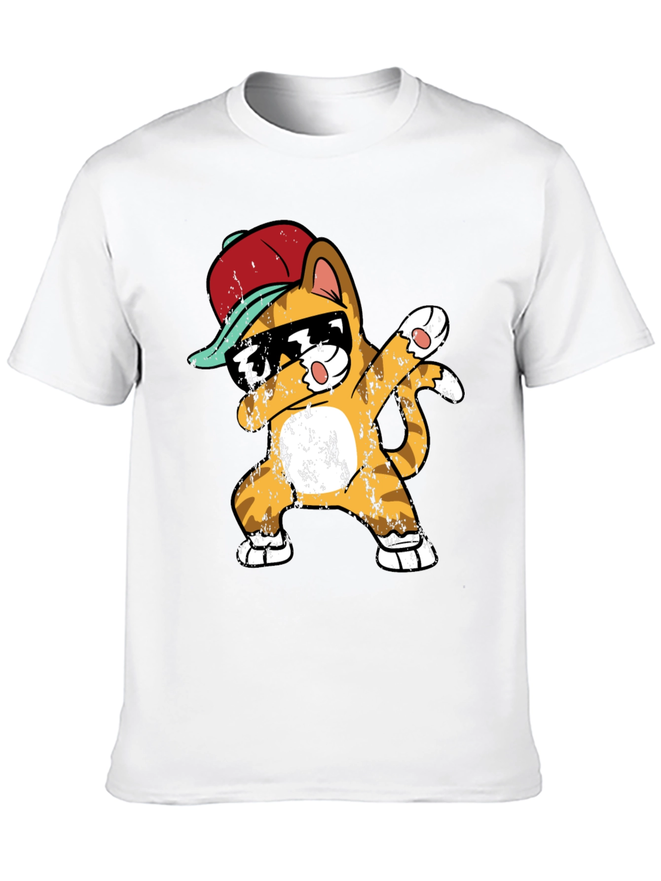 Cool Cat Dab T-Shirt - Mens Black Tee