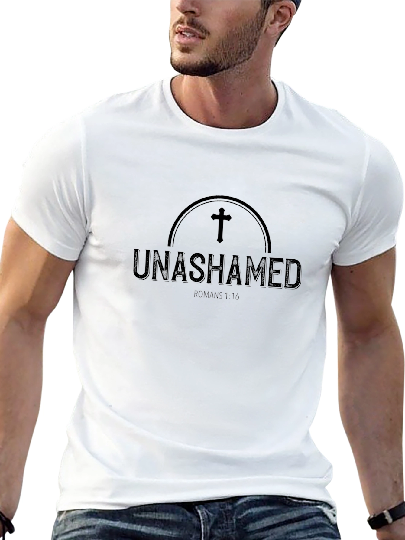Unashamed Christian T-Shirt - Black