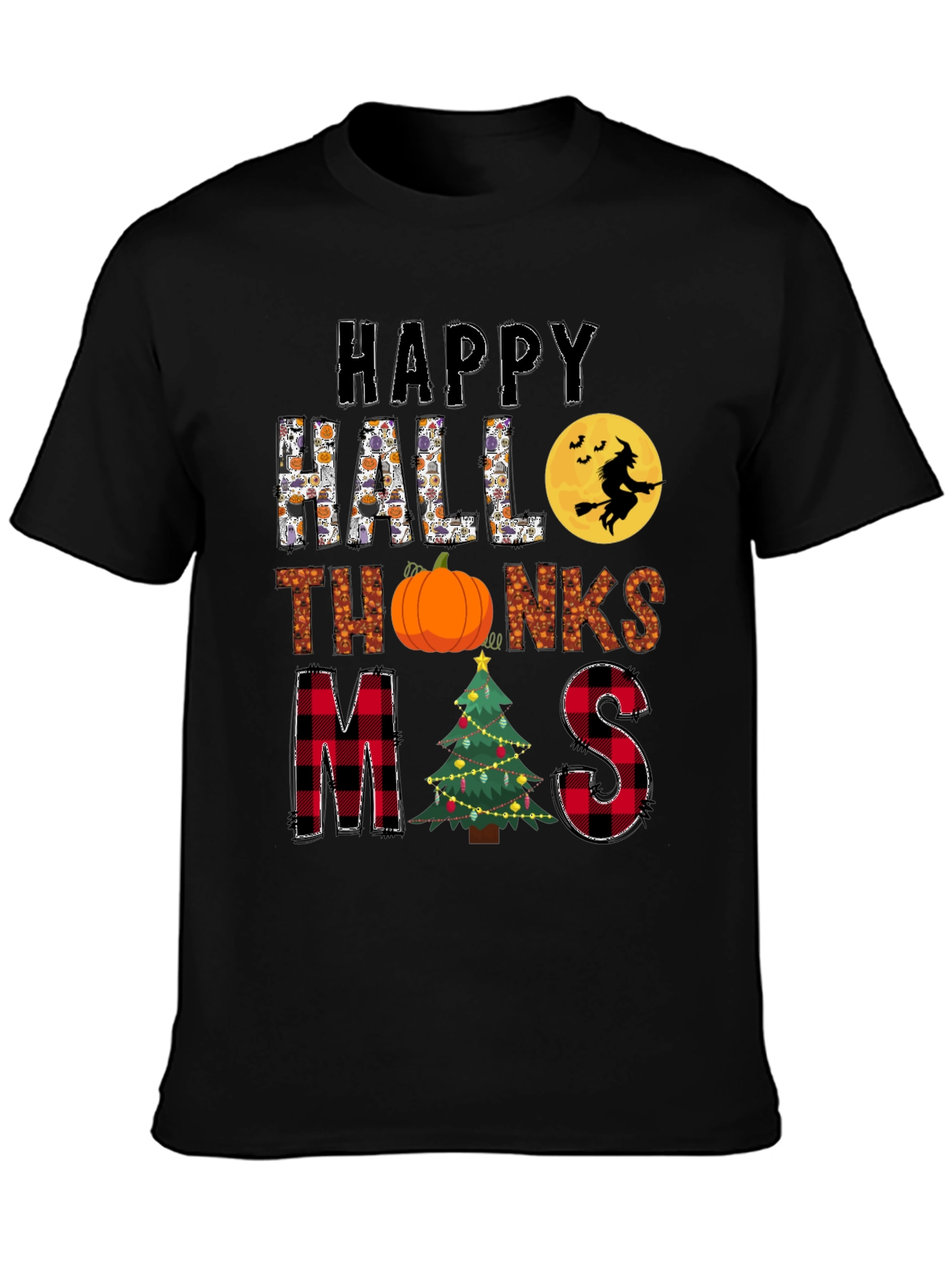 Happy HalloThanksMas T-Shirt