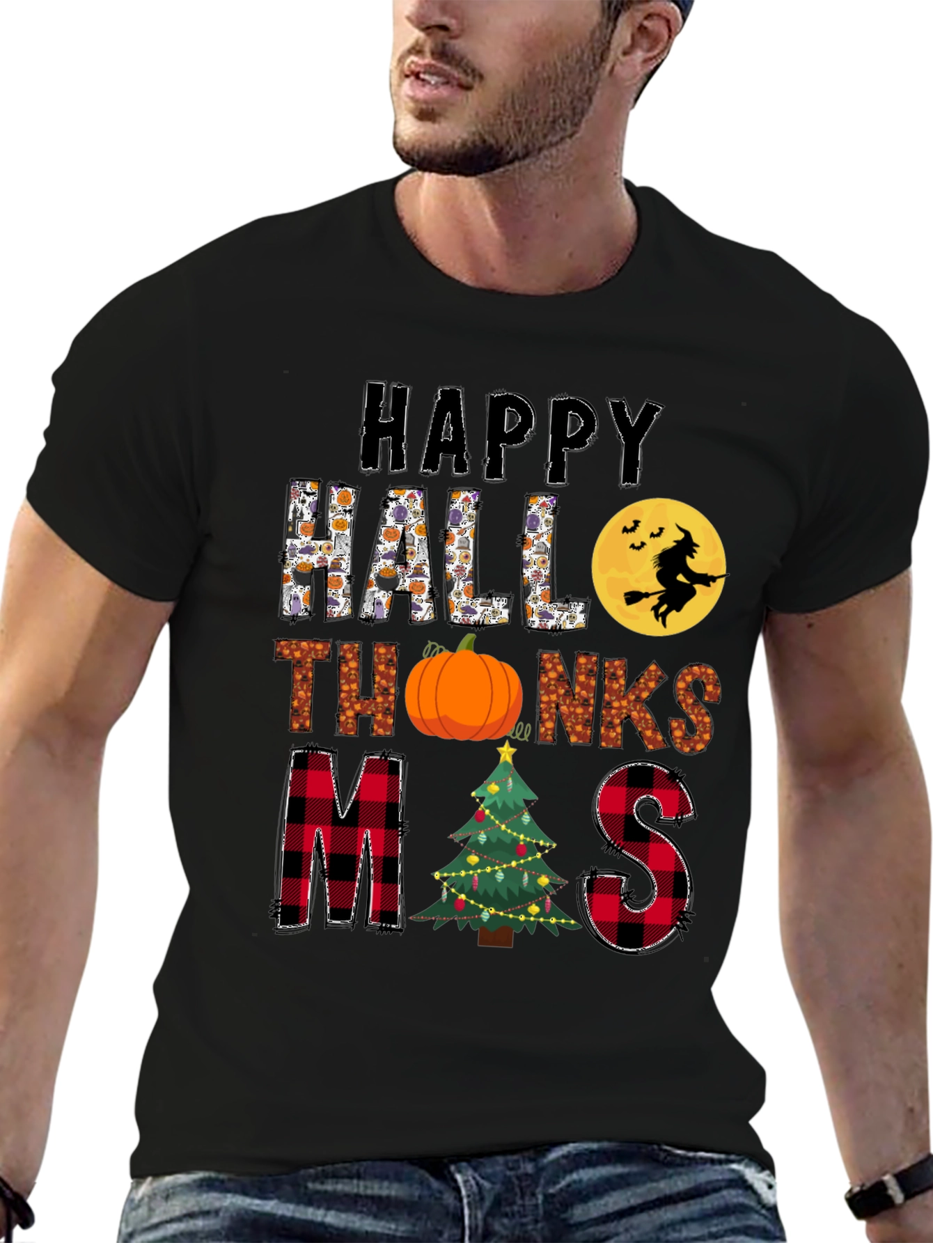 Happy HalloThanksMas T-Shirt