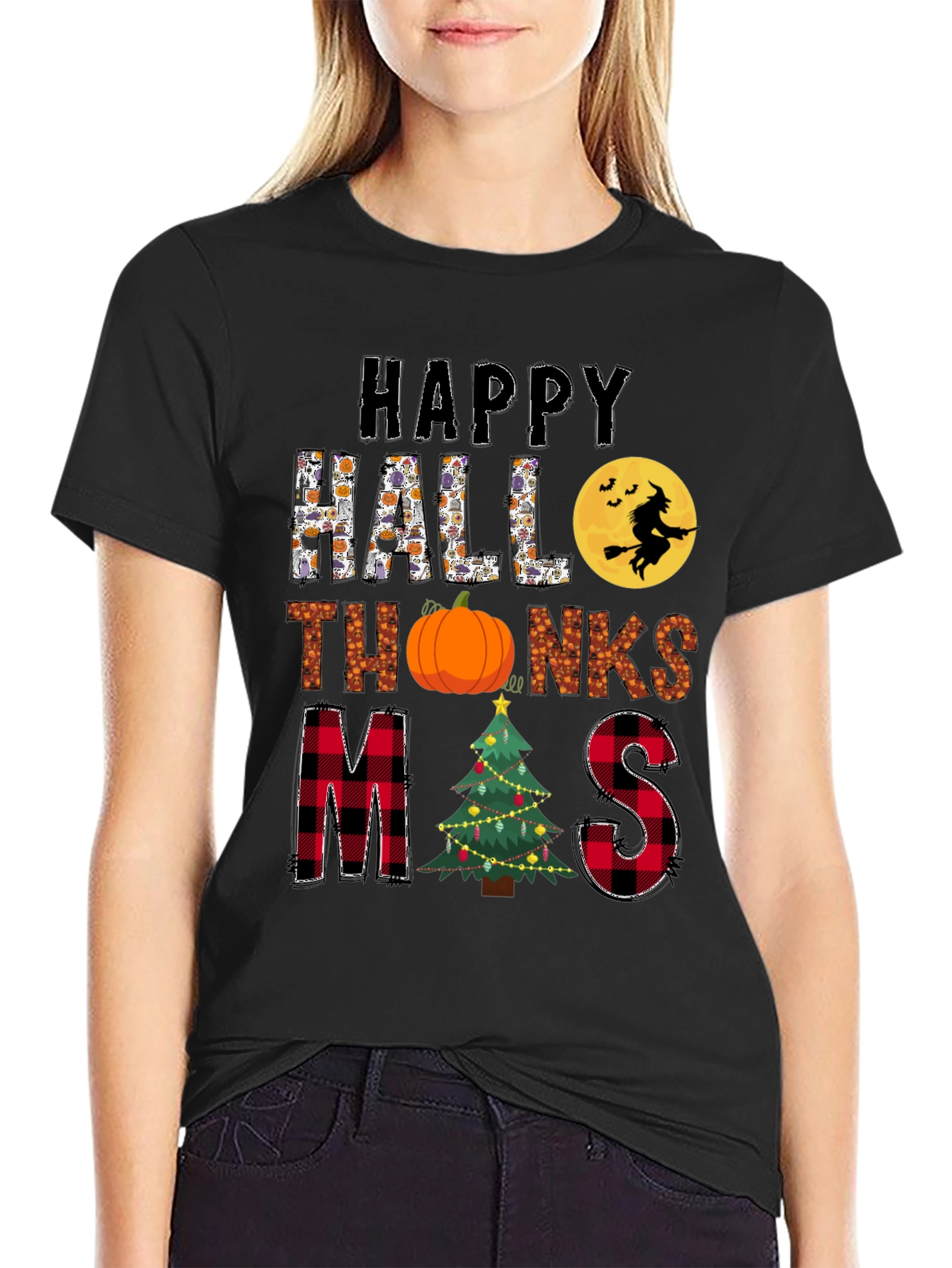 Happy HalloThanksMas T-Shirt