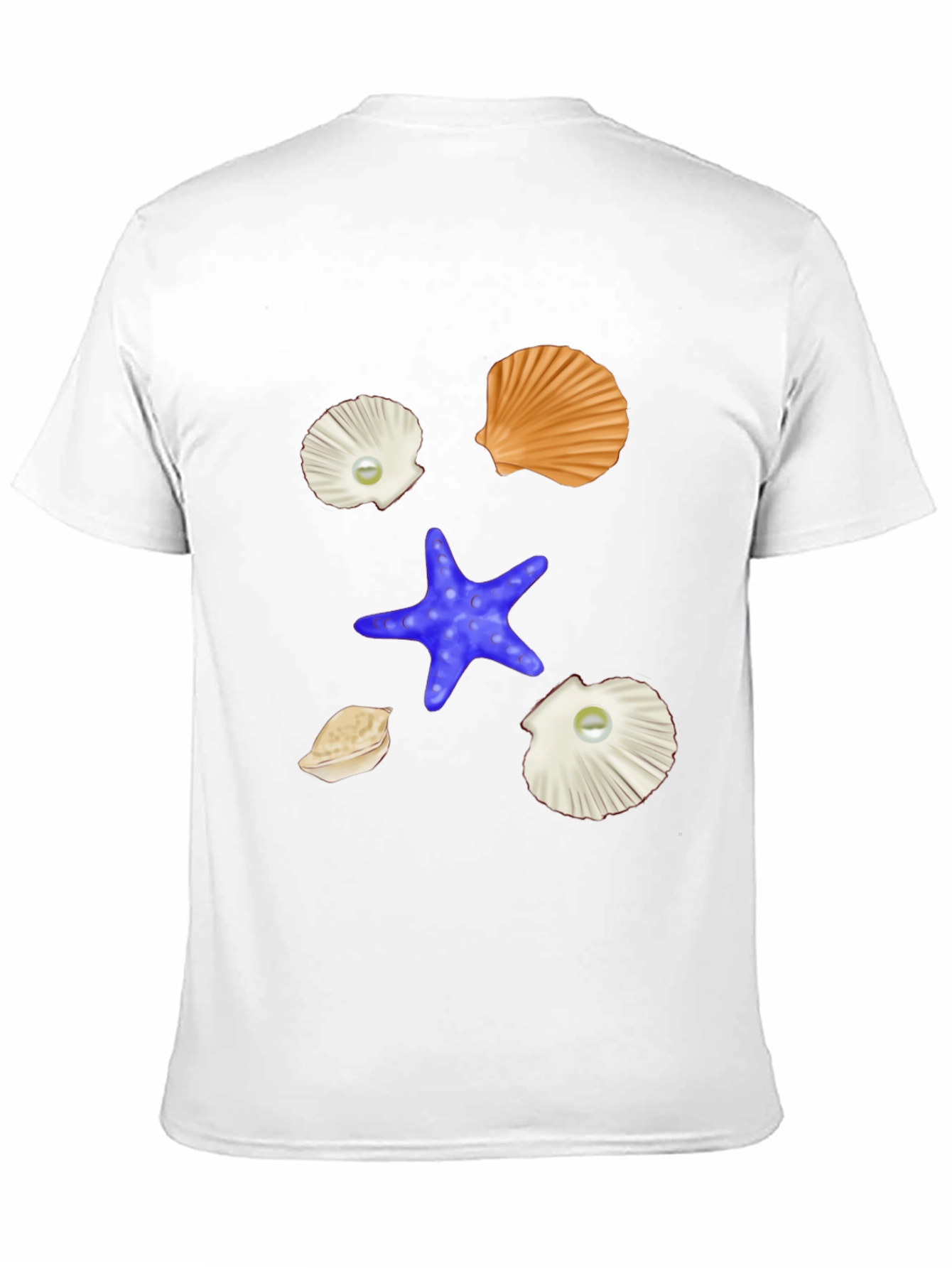 Seashell Starfish Graphic Tee