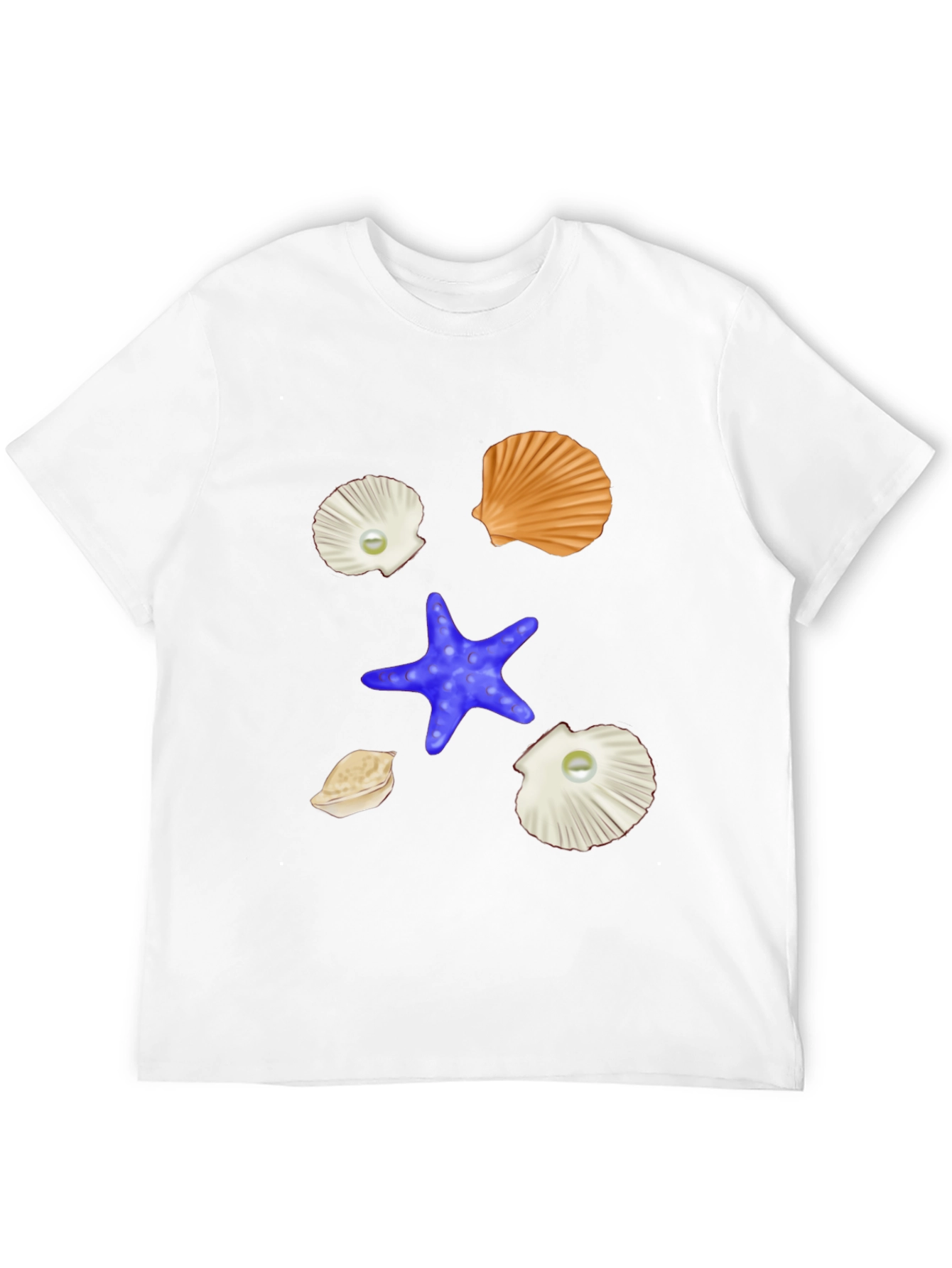 Seashell Starfish Graphic Tee