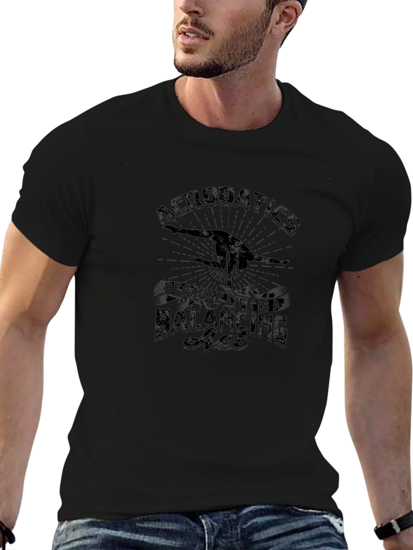 Acrobatics Balancing Act Graphic Tee