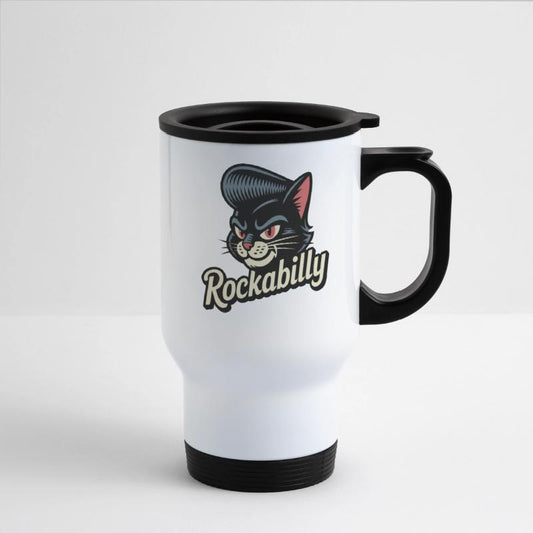 Rockabilly Cat – Retro Pompadour Feline