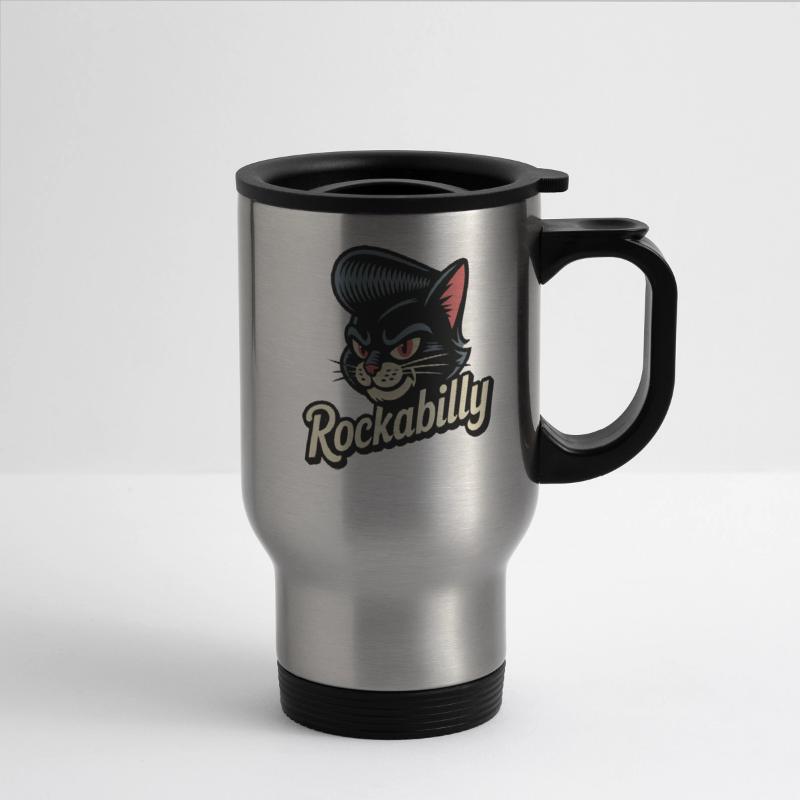 Rockabilly Cat – Retro Pompadour Feline