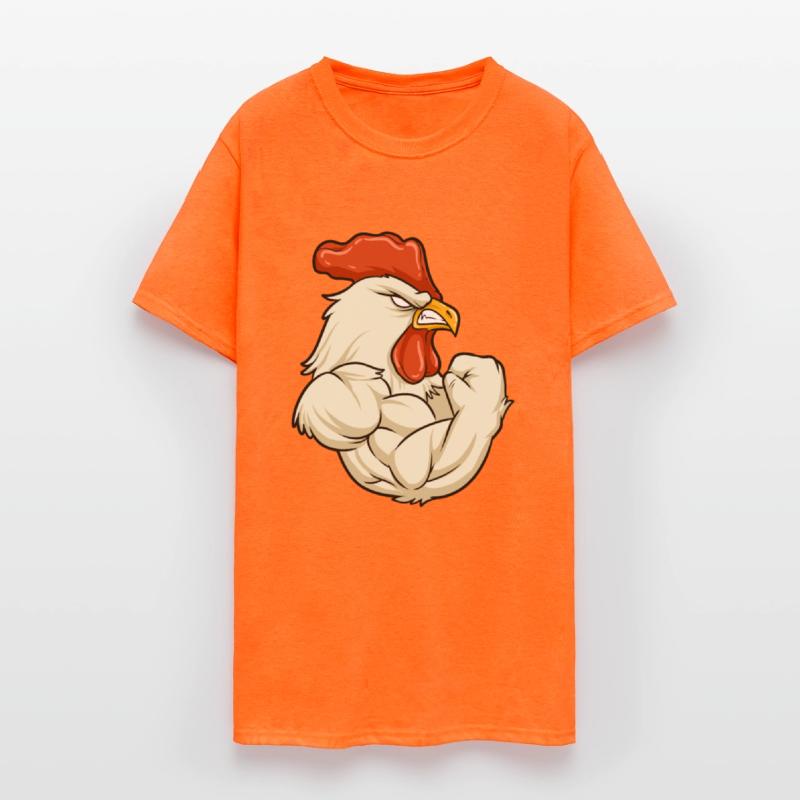 Rooster At The Gym | Fitness Training Muscles