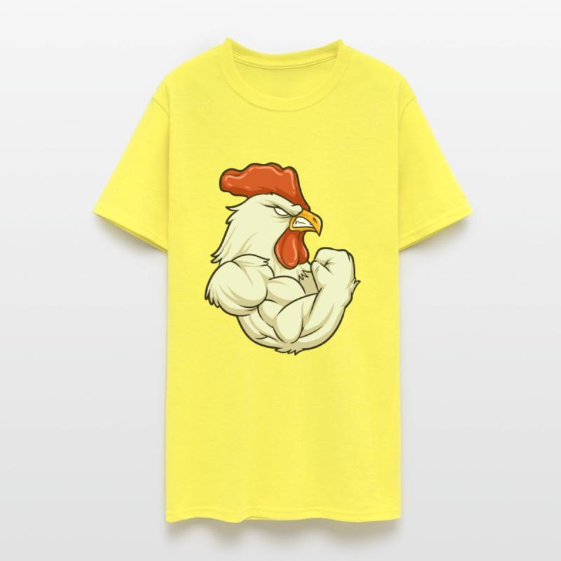 Rooster At The Gym | Fitness Training Muscles