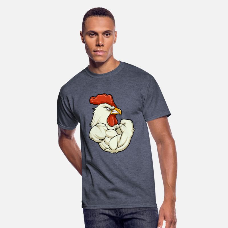 Rooster At The Gym | Fitness Training Muscles