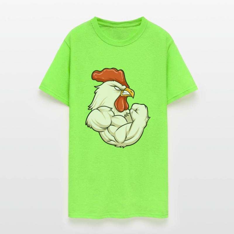 Rooster At The Gym | Fitness Training Muscles