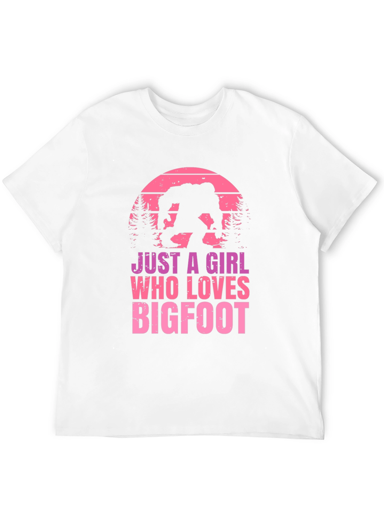 Just A Girl Who Loves Bigfoot T-Shirt