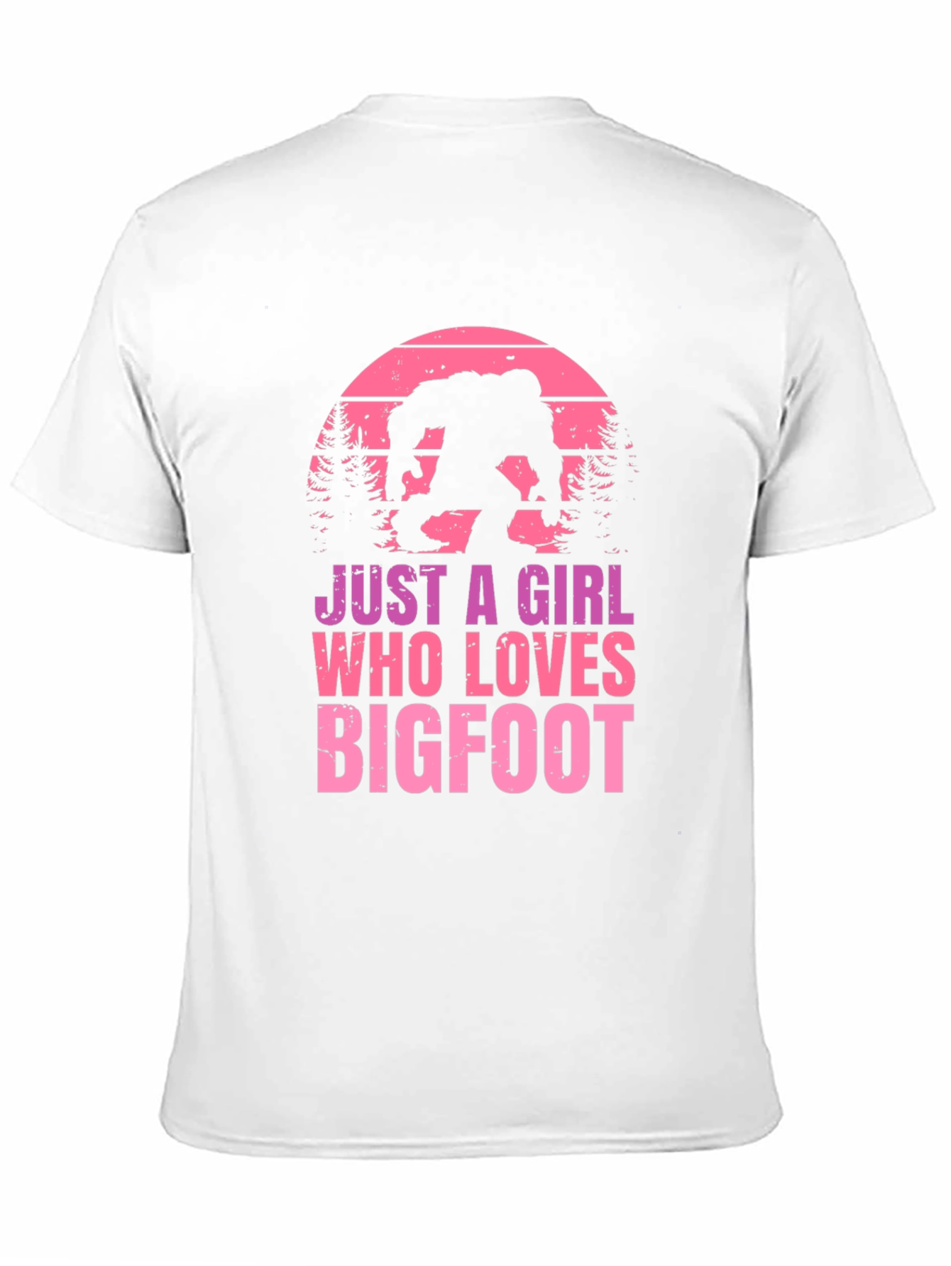 Just A Girl Who Loves Bigfoot T-Shirt