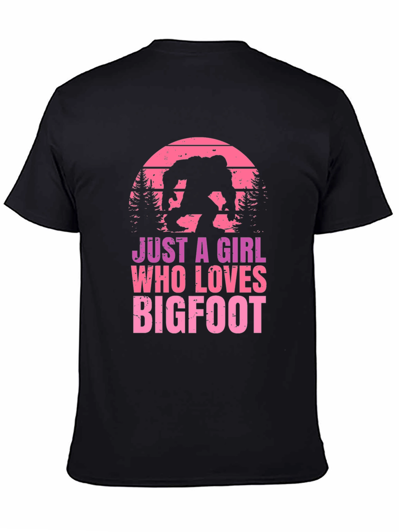 Just A Girl Who Loves Bigfoot T-Shirt
