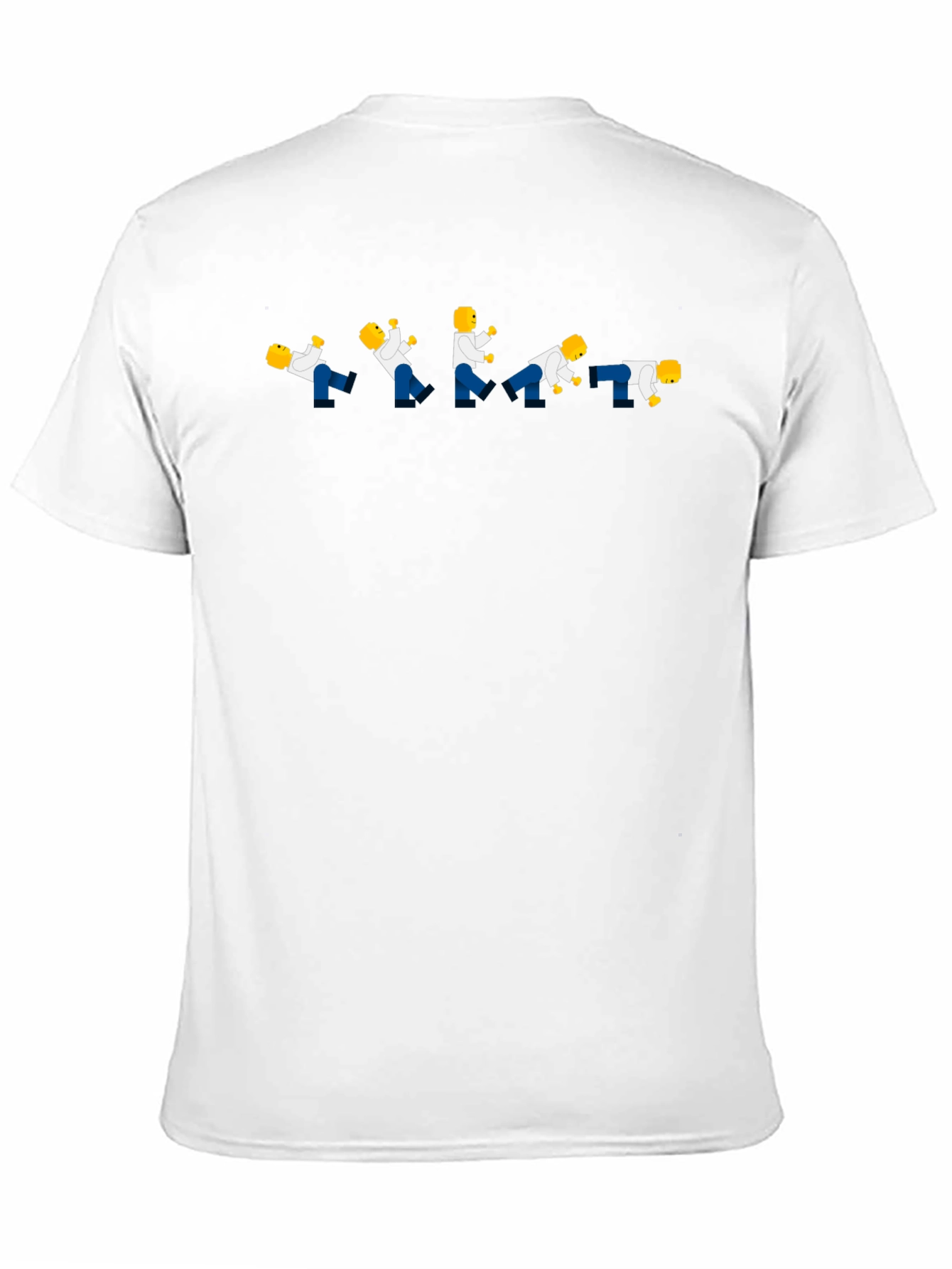 Homer Simpsons Falling T-Shirt - Black Graphic Tee