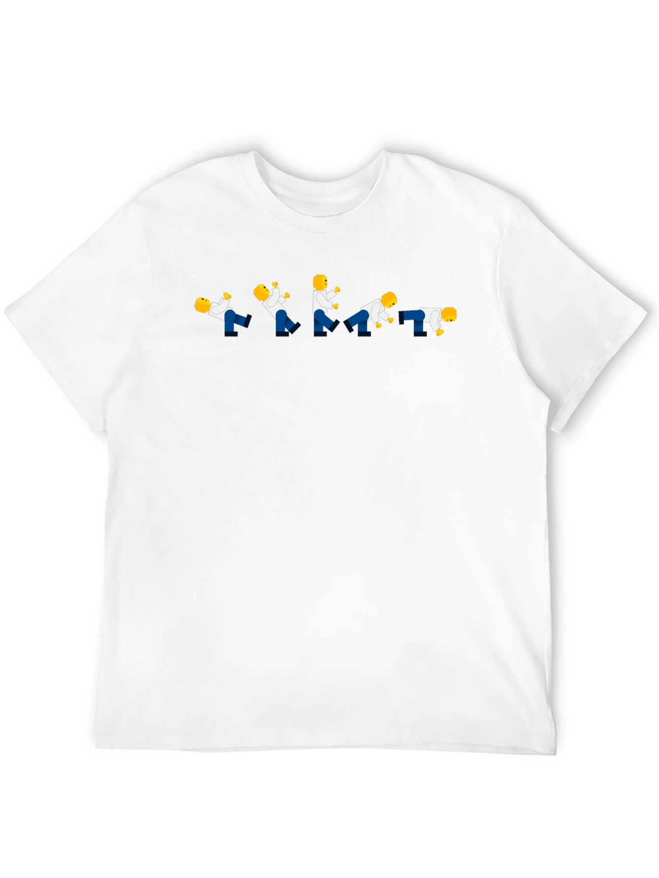 Homer Simpsons Falling T-Shirt - Black Graphic Tee