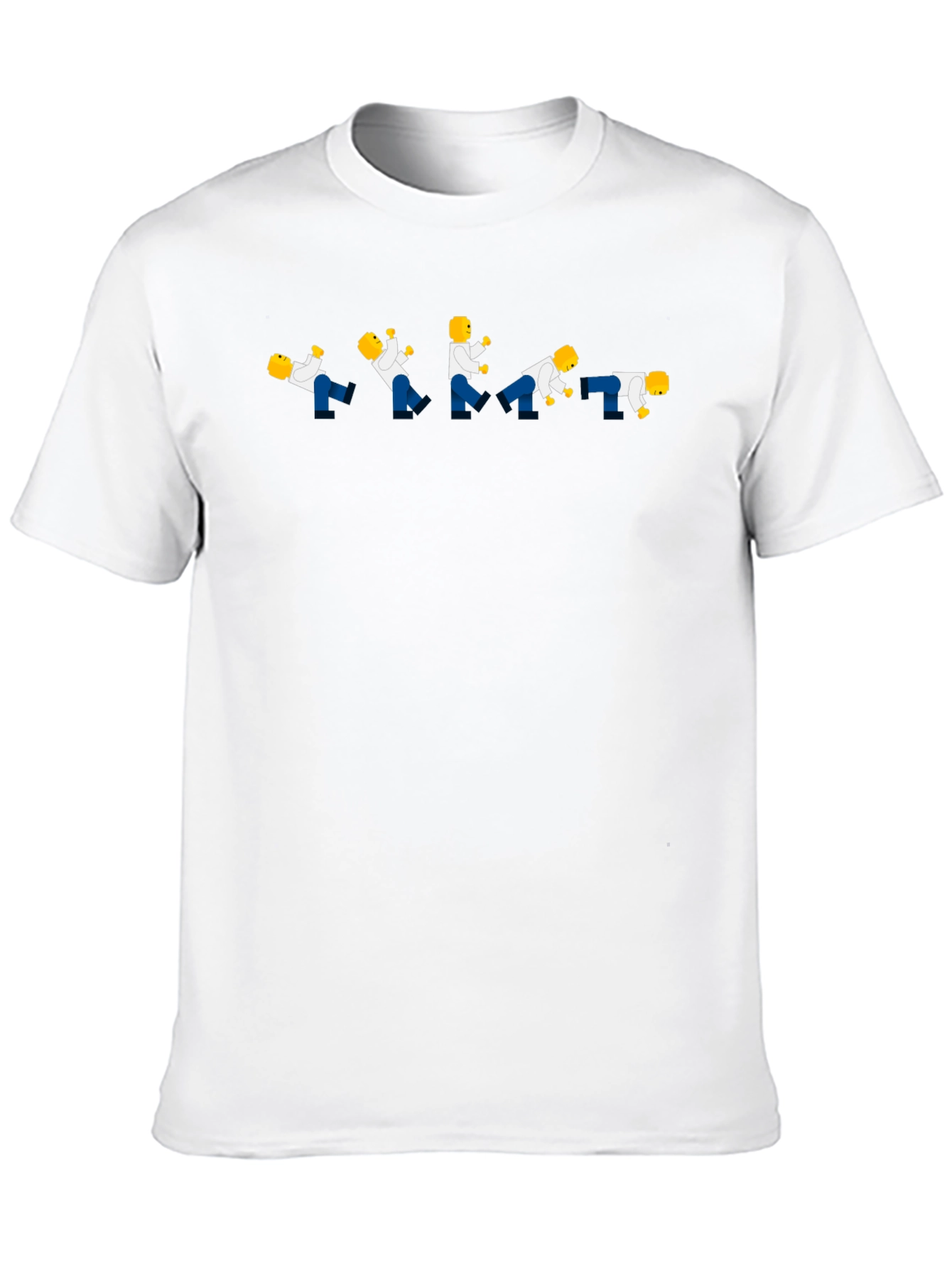 Homer Simpsons Falling T-Shirt - Black Graphic Tee