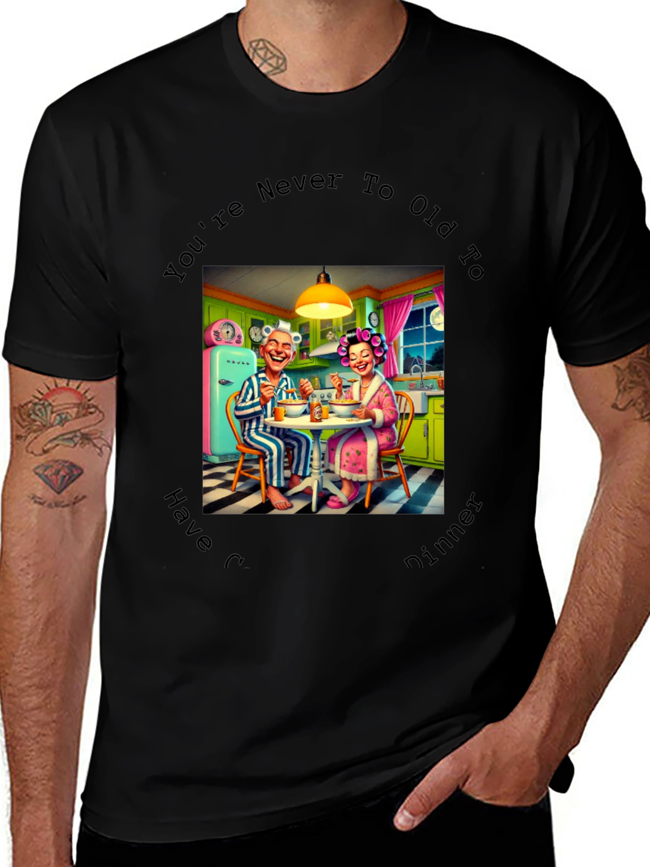 Funny Never too old Dinner T-Shirt