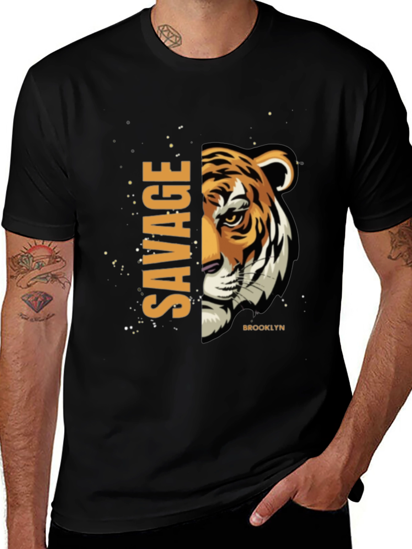 Savage Tiger Graphic Tee - Brooklyn Edition