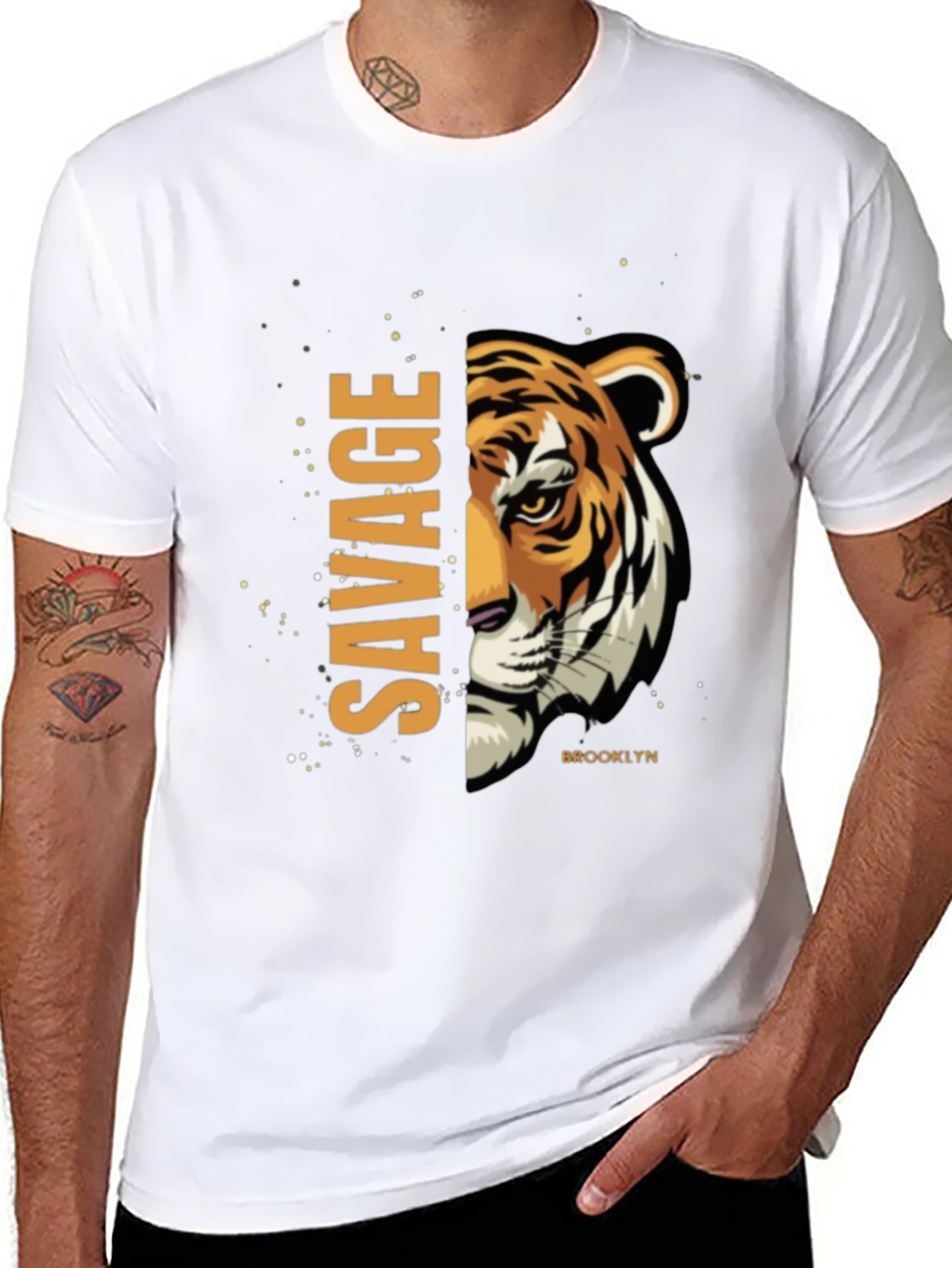 Savage Tiger Graphic Tee - Brooklyn Edition