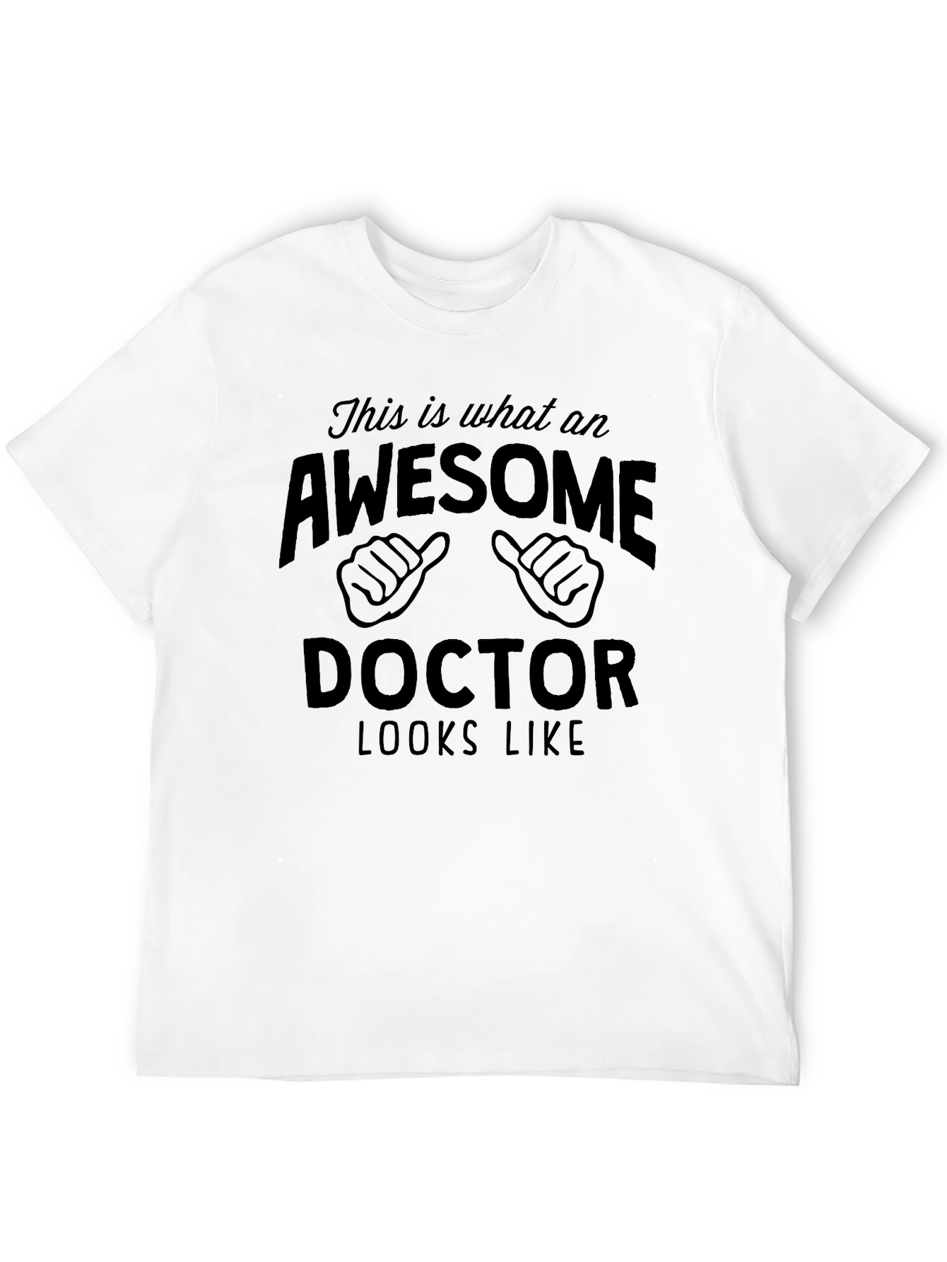 Awesome Doctor T-Shirt - Mens Black Tee