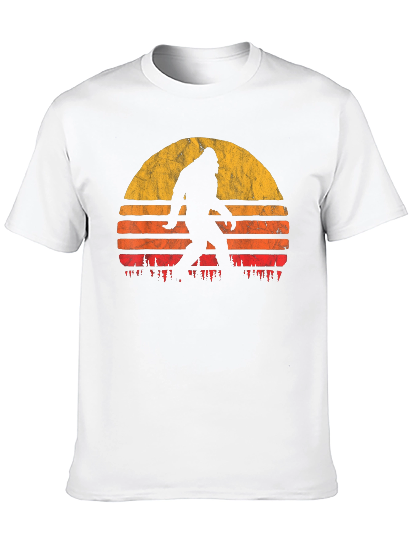 Bigfoot Sunset Graphic Tee - Mens Black T-Shirt