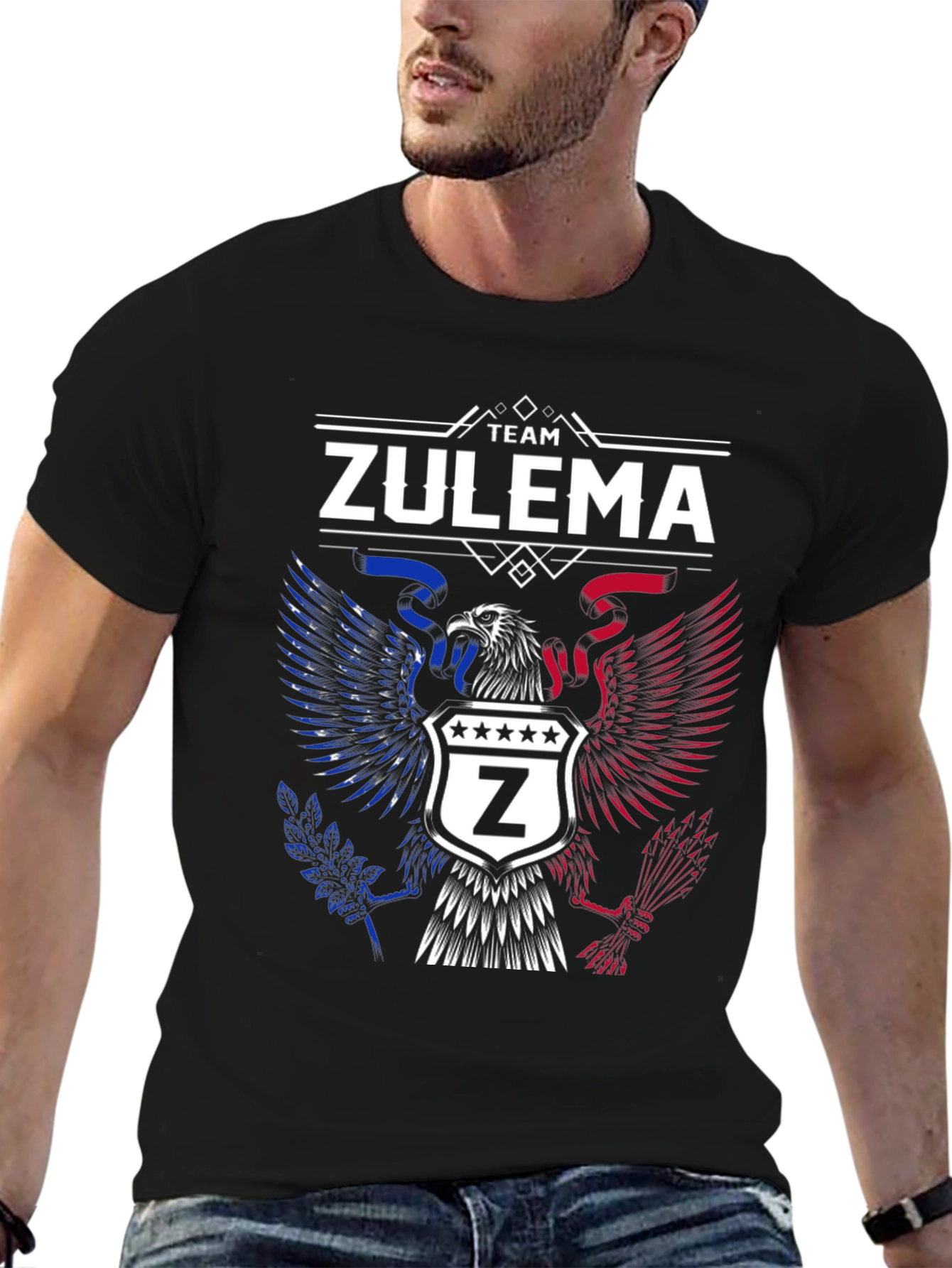 Team Zulema Patriotic Eagle Graphic T-Shirt