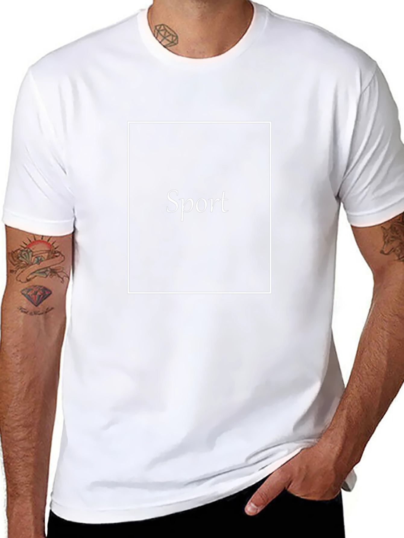 Mens Black Sport T-Shirt