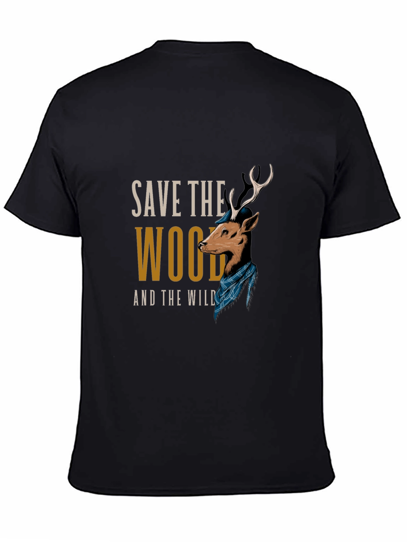 Save the Wood and the Wild Graphic T-Shirt