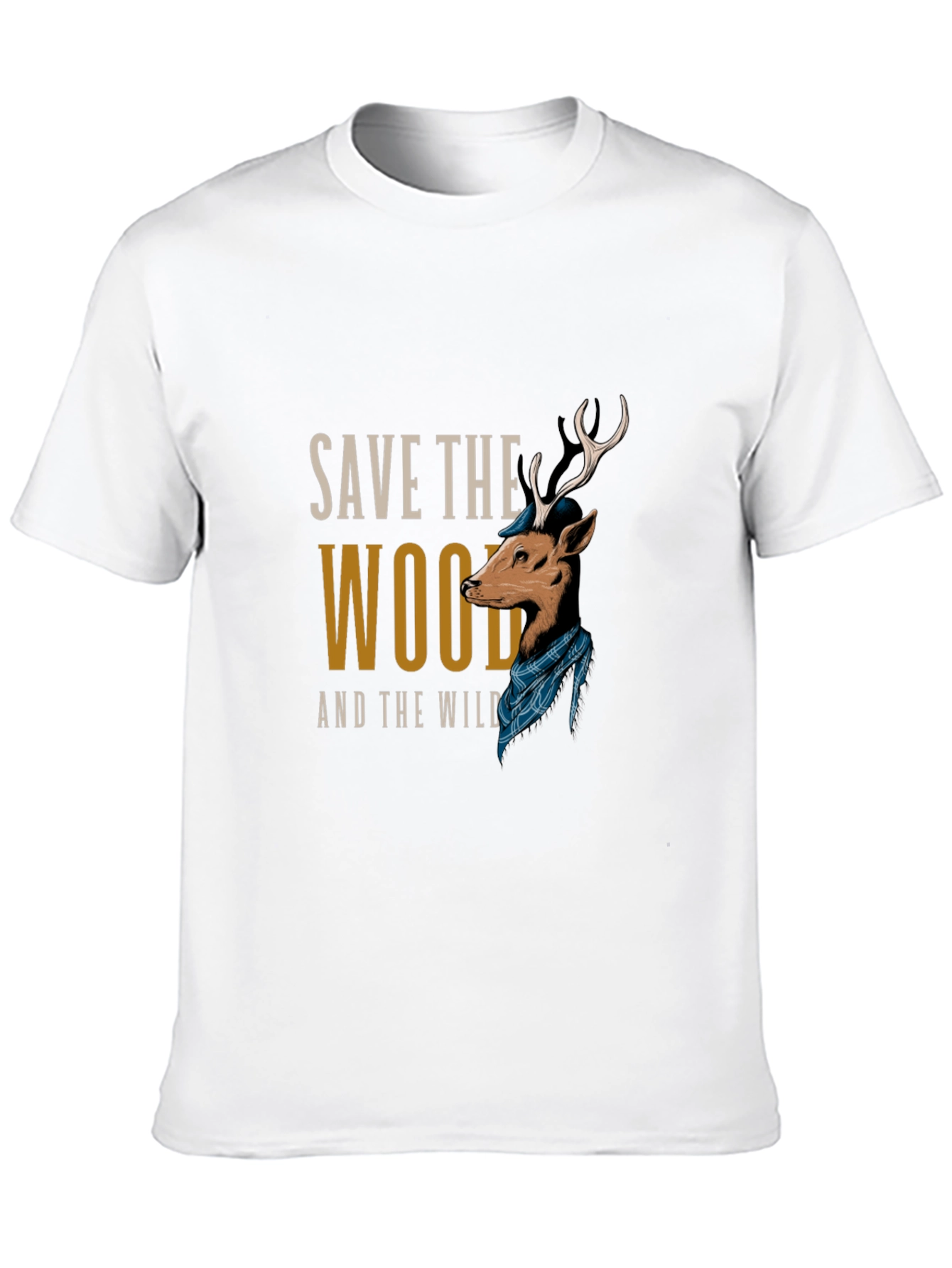Save the Wood and the Wild Graphic T-Shirt