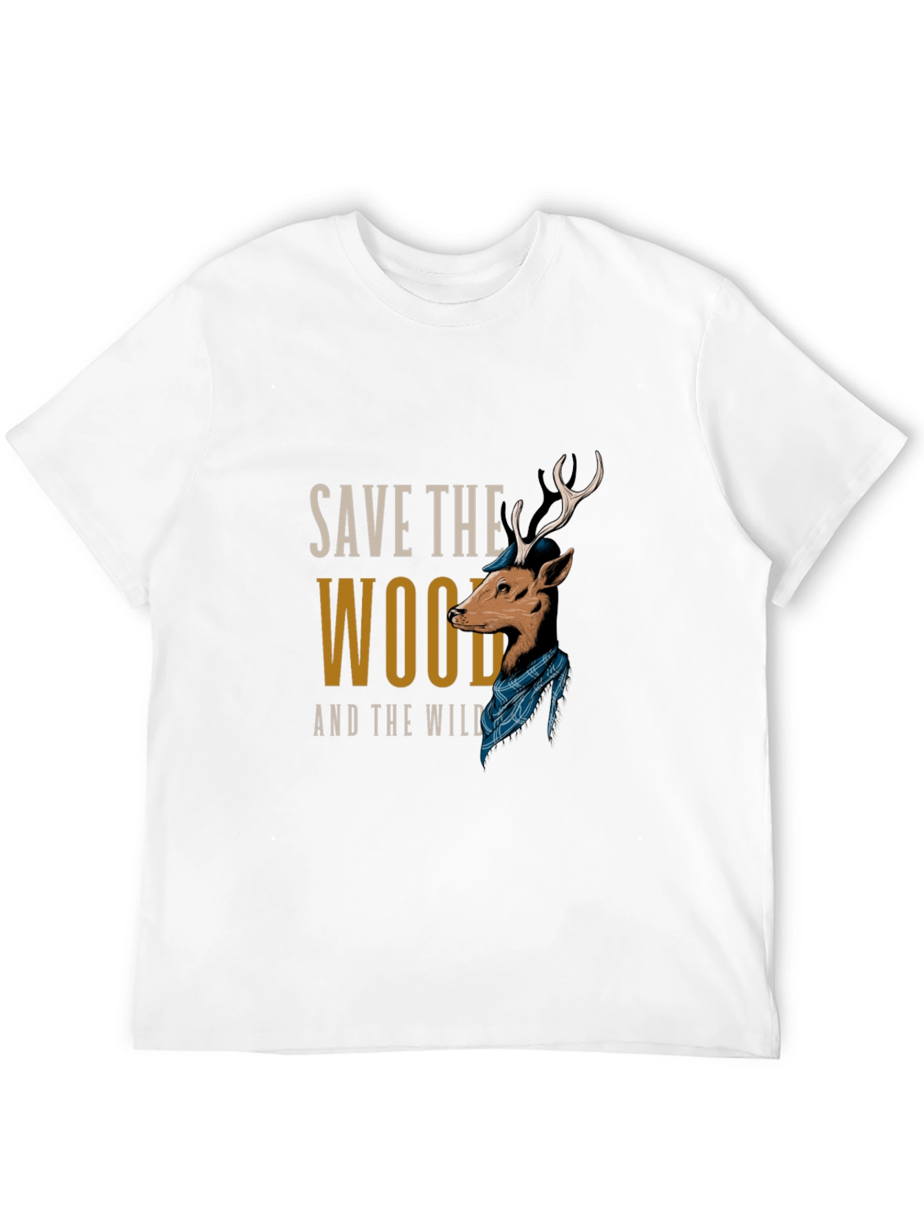 Save the Wood and the Wild Graphic T-Shirt